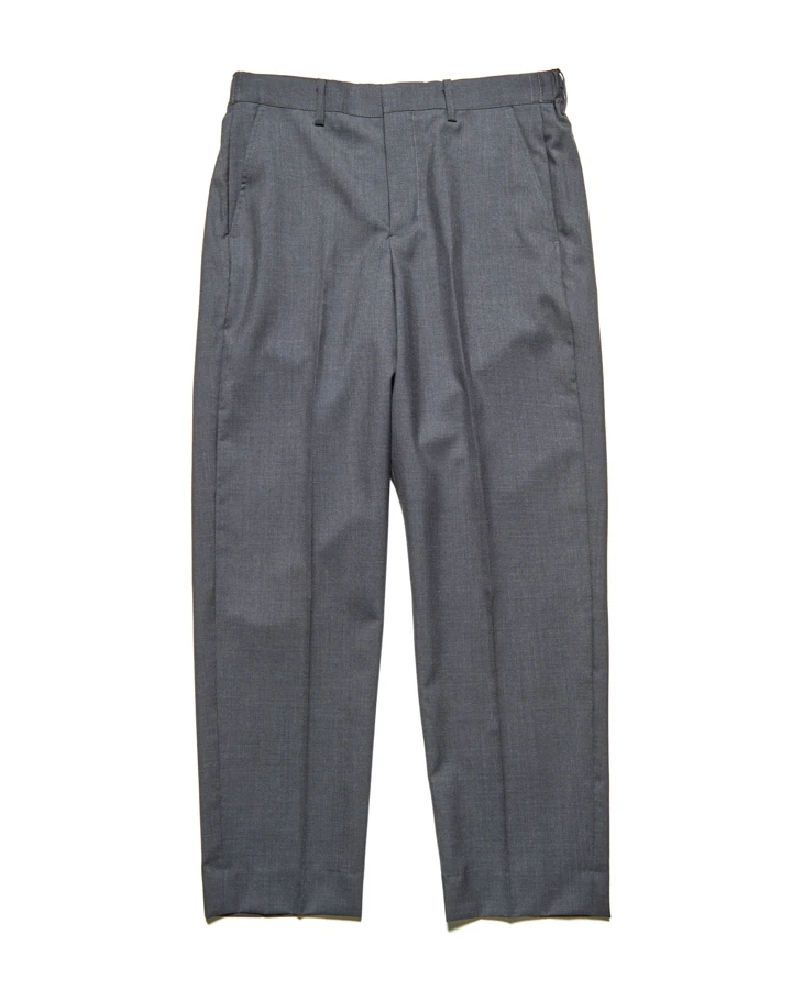 WOOL TROPICAL SHIRRING SLIM-FIT SLACKS_상품_이미지