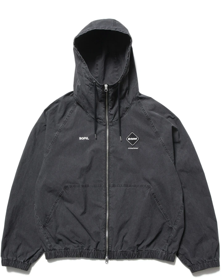 WASHED CRISP DENIM HOODED BLOUSON_상품_이미지