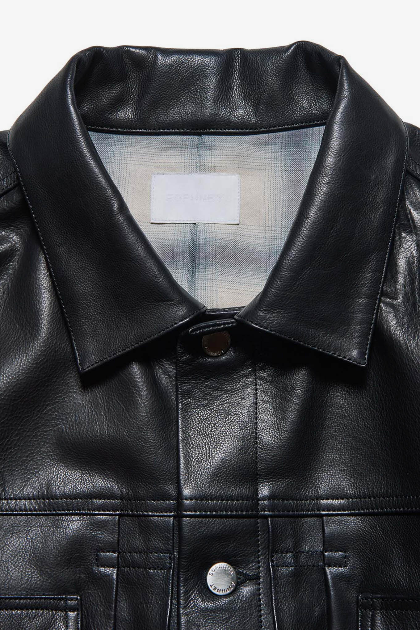 LEATHER TRUCKER JACKET-SOPHNET.-1380000 | 웍스아웃