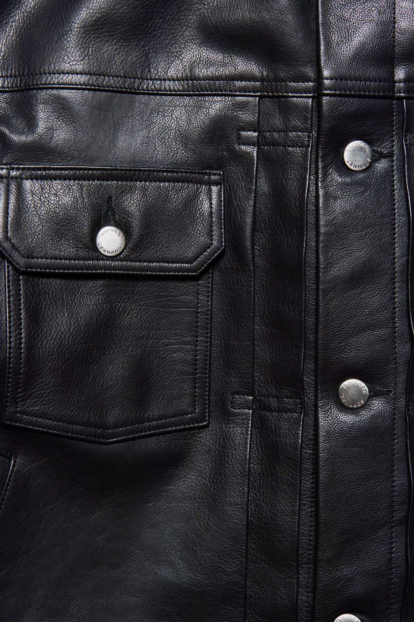 LEATHER TRUCKER JACKET-SOPHNET.-1380000 | 웍스아웃