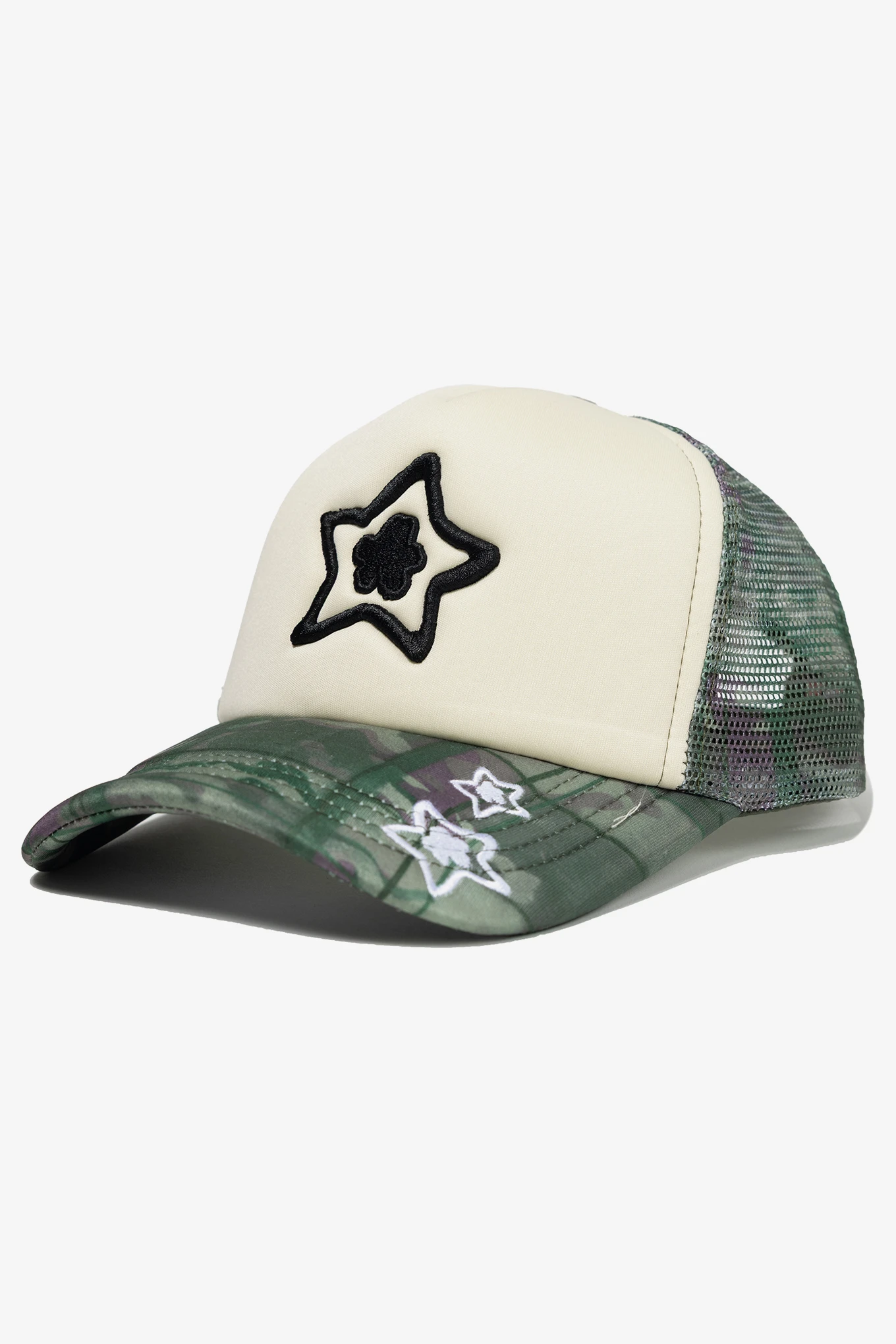 Starteam スターチーム FOAM TRUCKER CAP green CAMO PLAID FOAM TRUCKER HAT-STAR TEAM-54600 | 웍스아웃