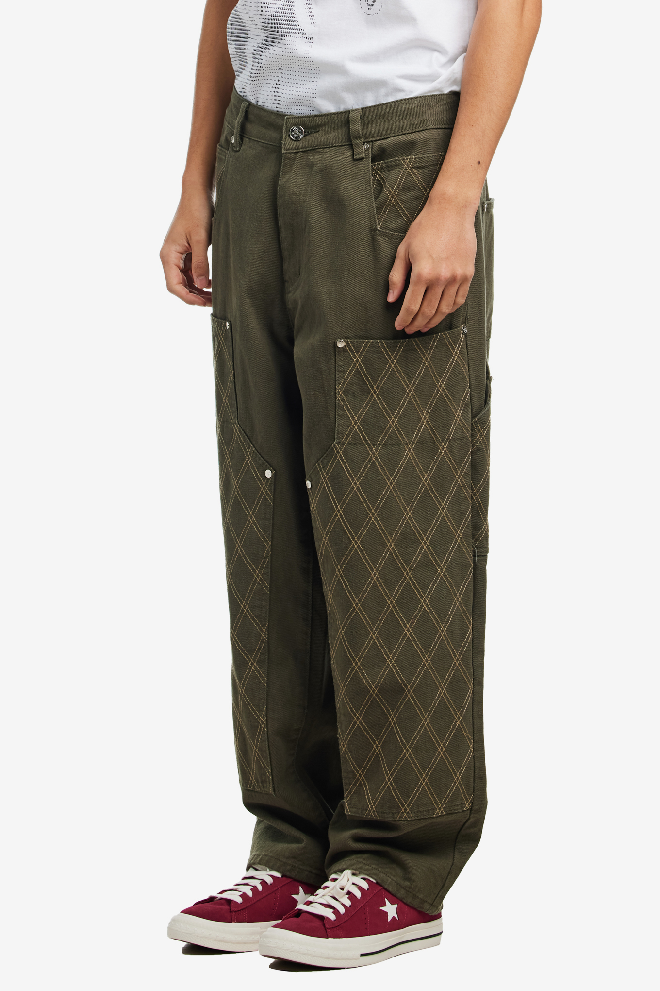 パンツ STAR TEAM CROSS STITCH DOUBLE KNEE JEANS STARTEAM CROSS 