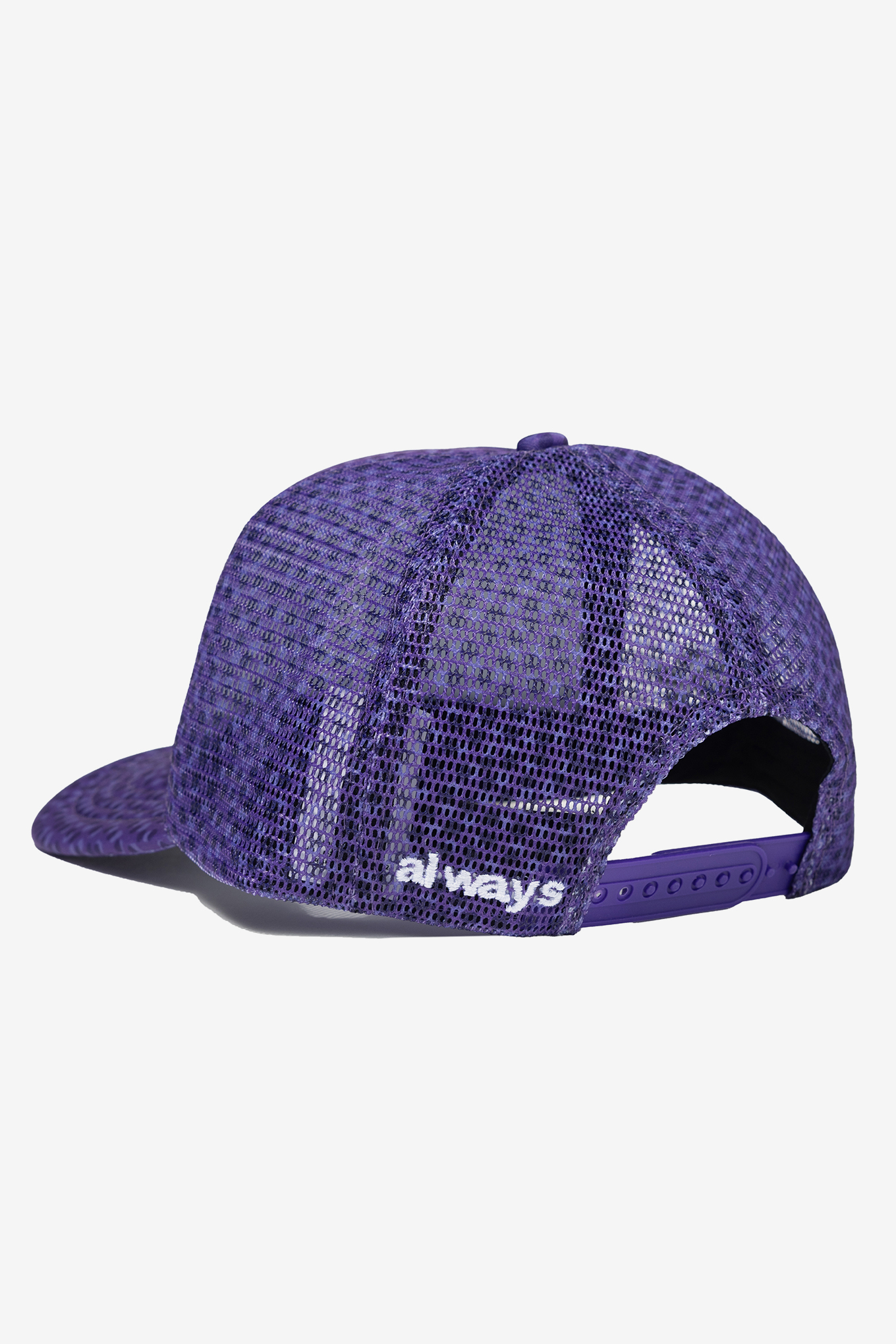 CORAL PATTERN TRUCKER CAP-ALWAYS DO WHAT YOU SHOULD DO-38000