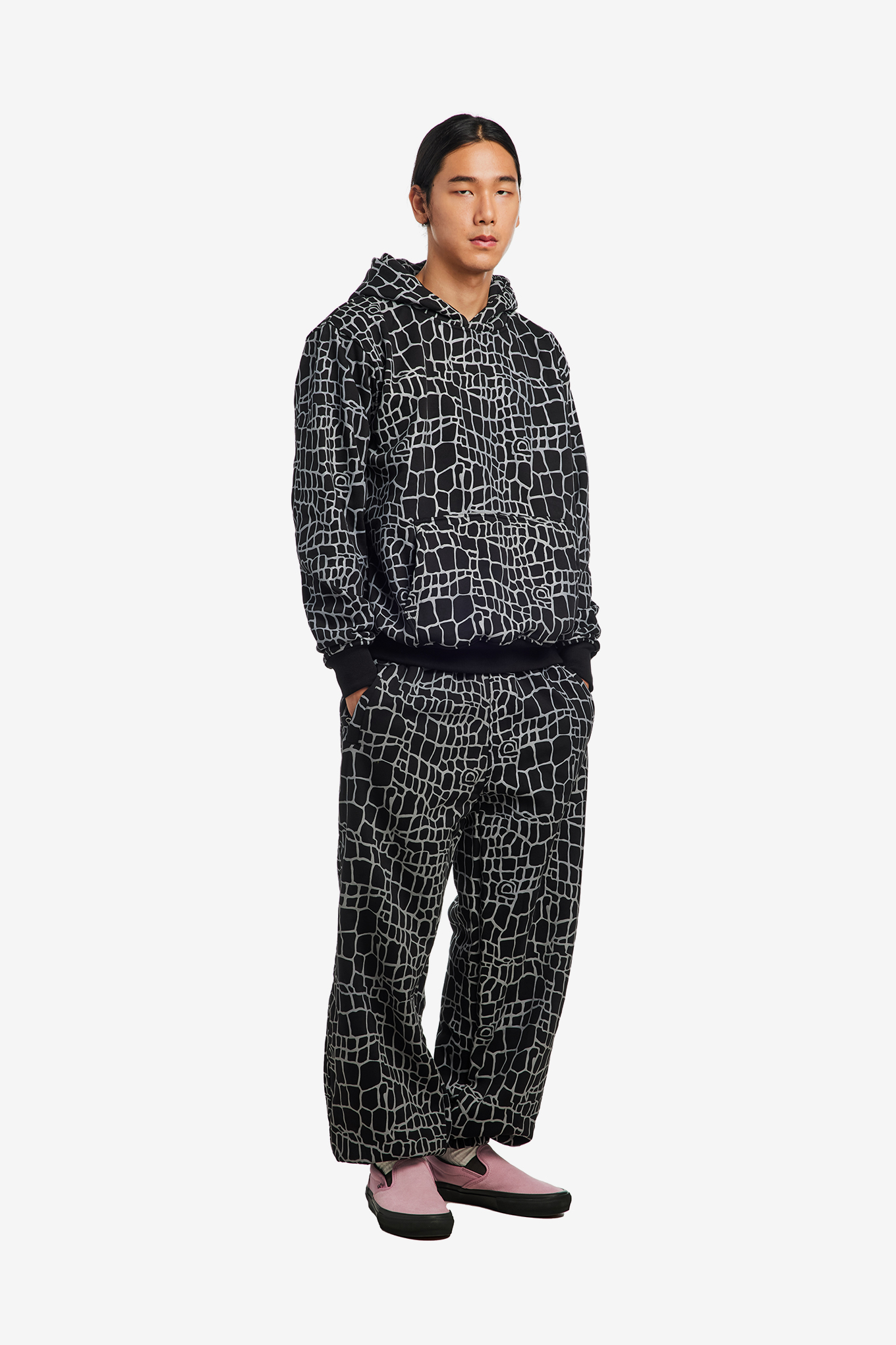 CROC PRINT HOODIE-ALWAYS DO WHAT YOU SHOULD DO-89000 | 웍스아웃