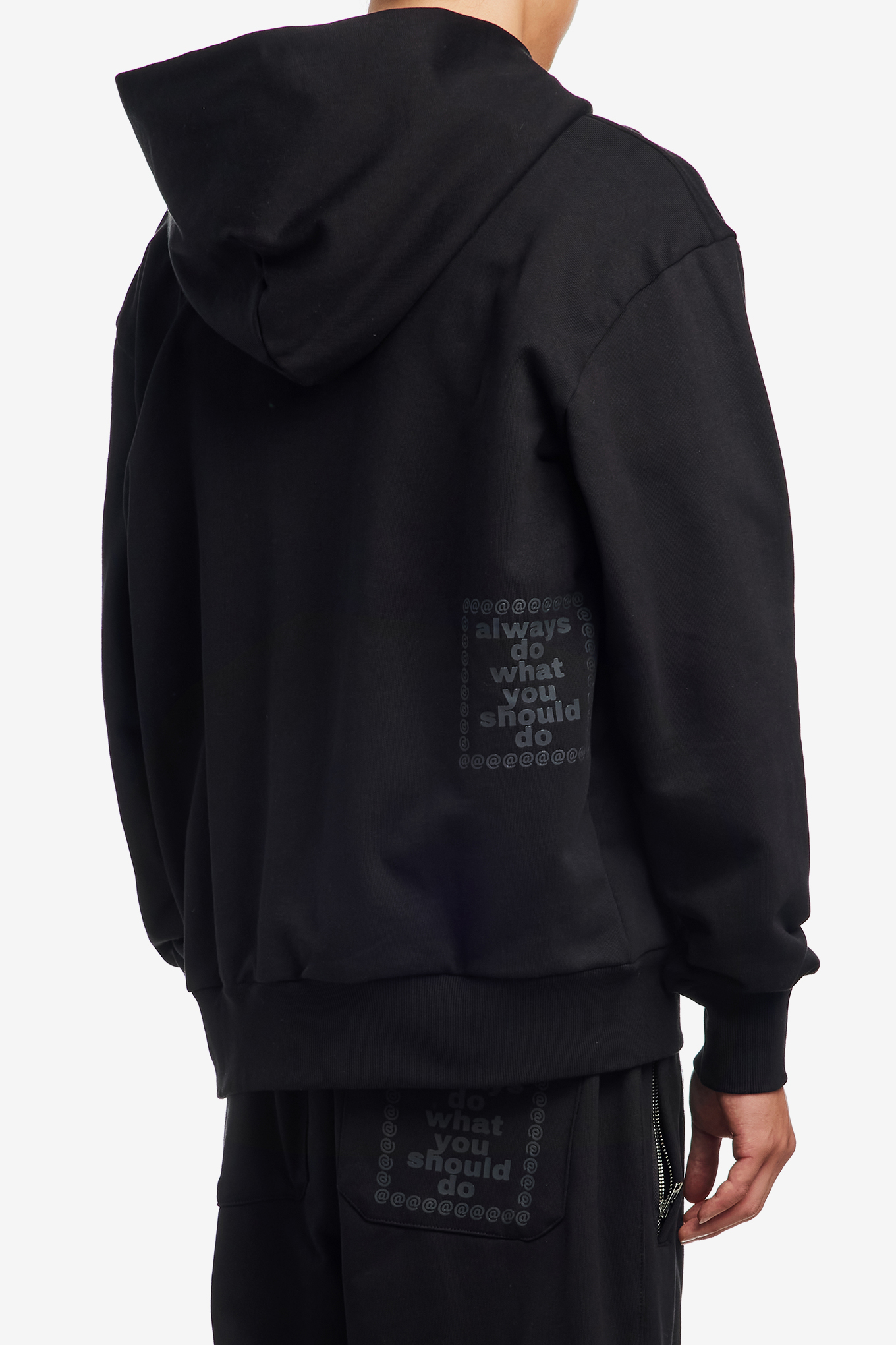 3116 PREMIUM ZIP UP HOODIE-ALWAYS DO WHAT YOU SHOULD DO-99000