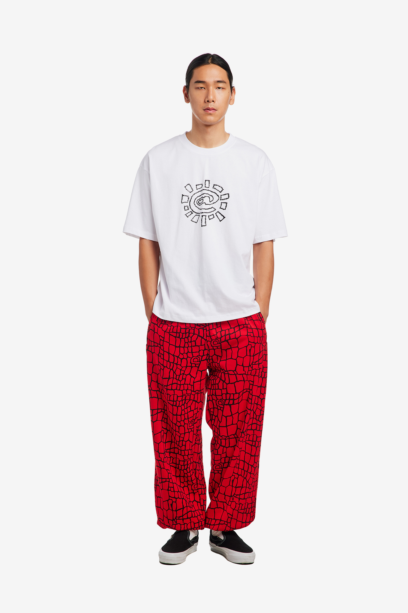 SKETCHY @SUN T-SHIRT-ALWAYS DO WHAT YOU SHOULD DO-38000 | 웍스아웃
