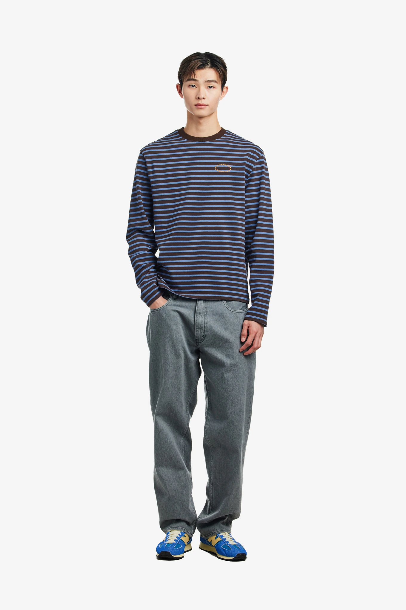 BORDER LS TEE-AFB-85000 | 웍스아웃
