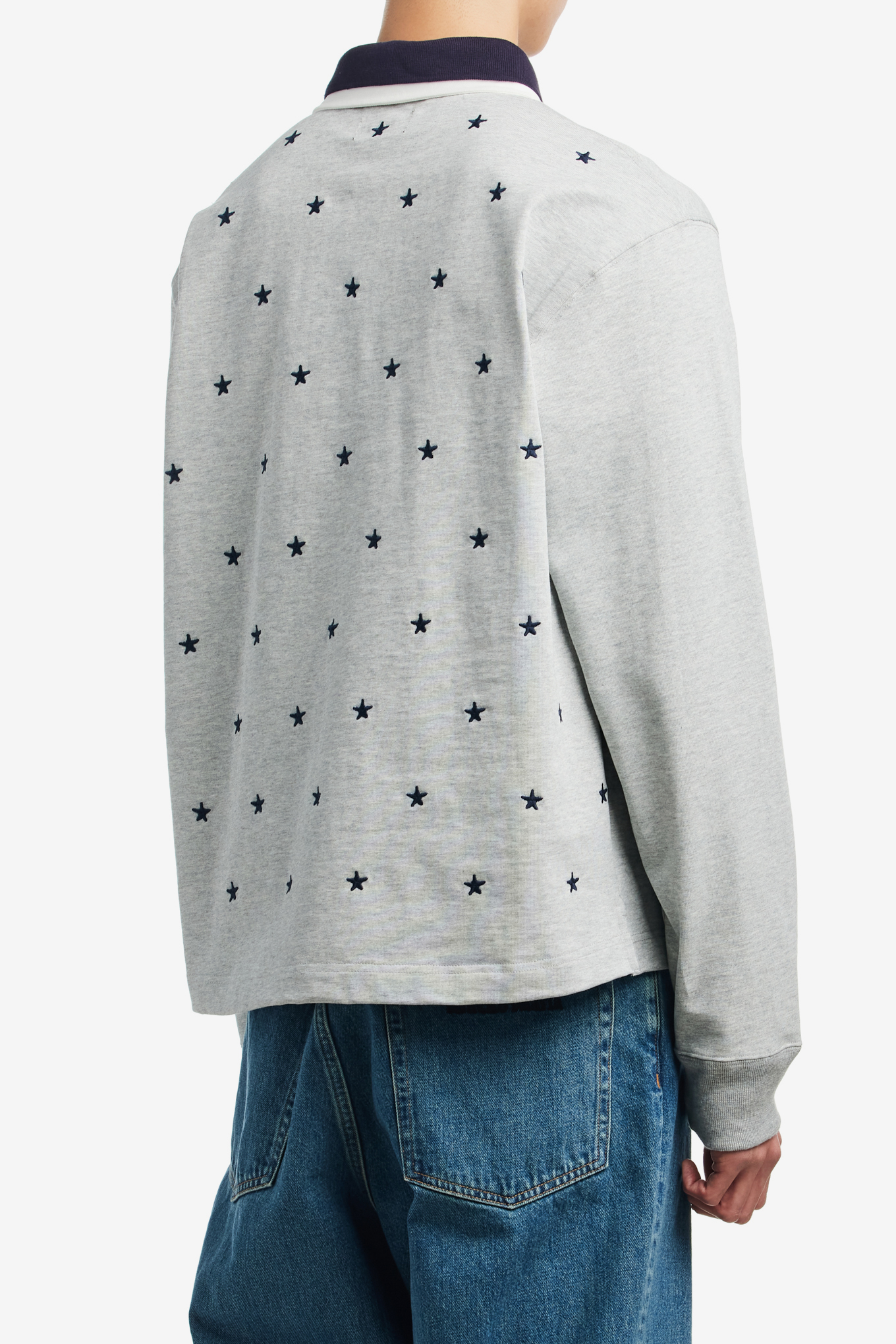 DOUBLE LAYERD LS POLO SHIRTS-AFB-122500 | 웍스아웃