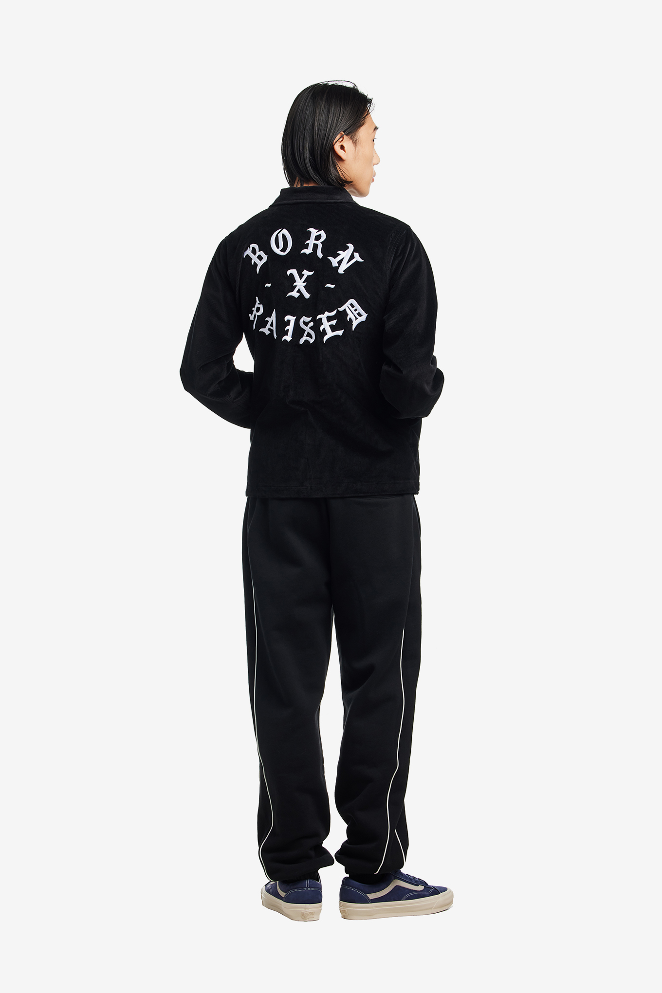 ZINE CORDUROY COACH JACKET-BORN X RAISED-192000 | 웍스아웃