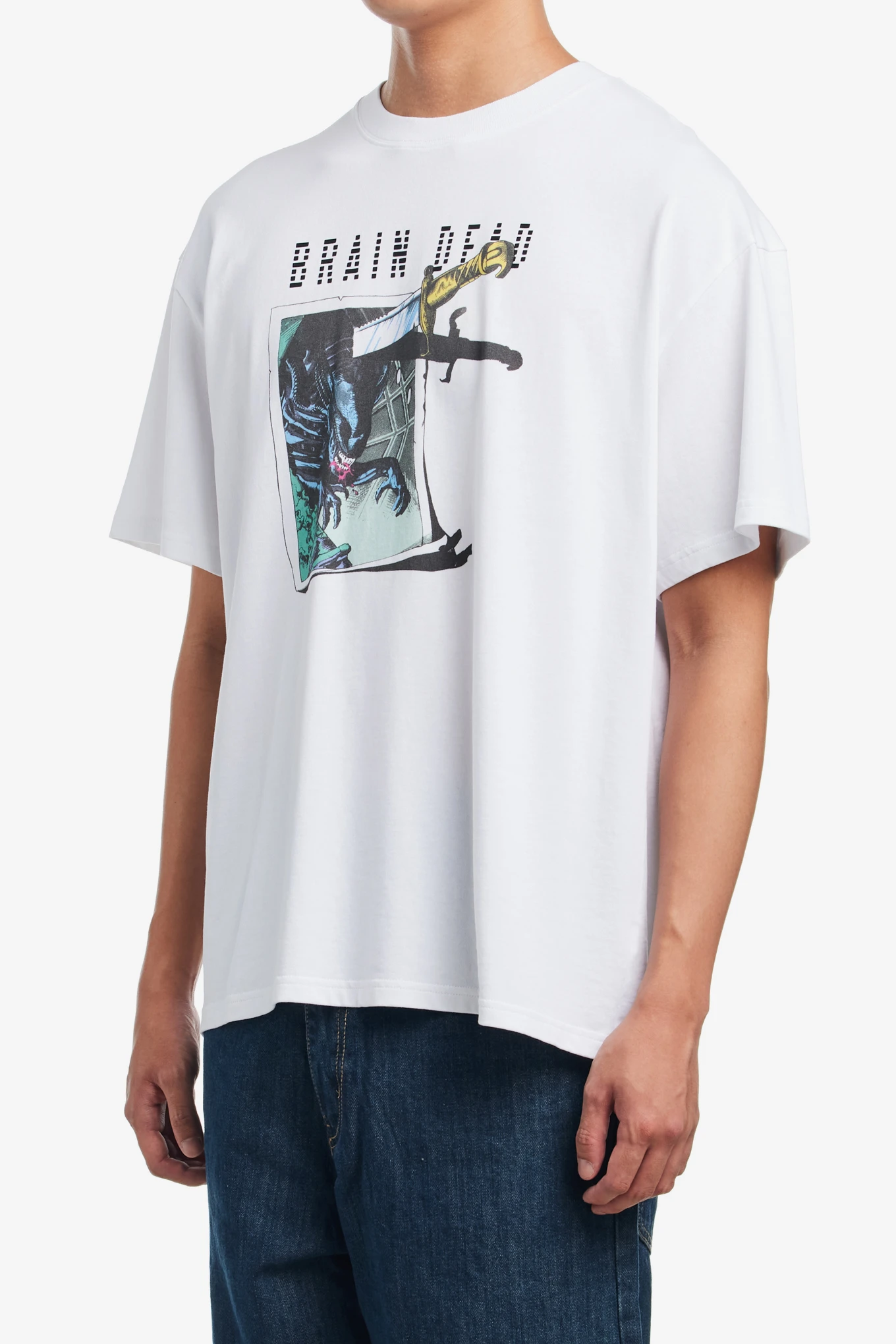BRAIN DEAD X ALIENS TARGET PRACTICE T-SHIRT-BRAIN DEAD-49000 