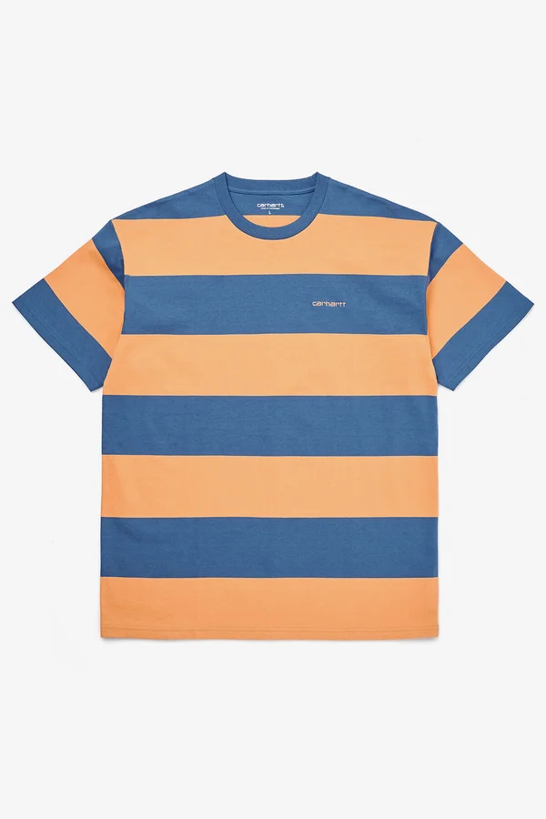 S/S SCRIPT STRIPE T-SHIRT_상품_이미지