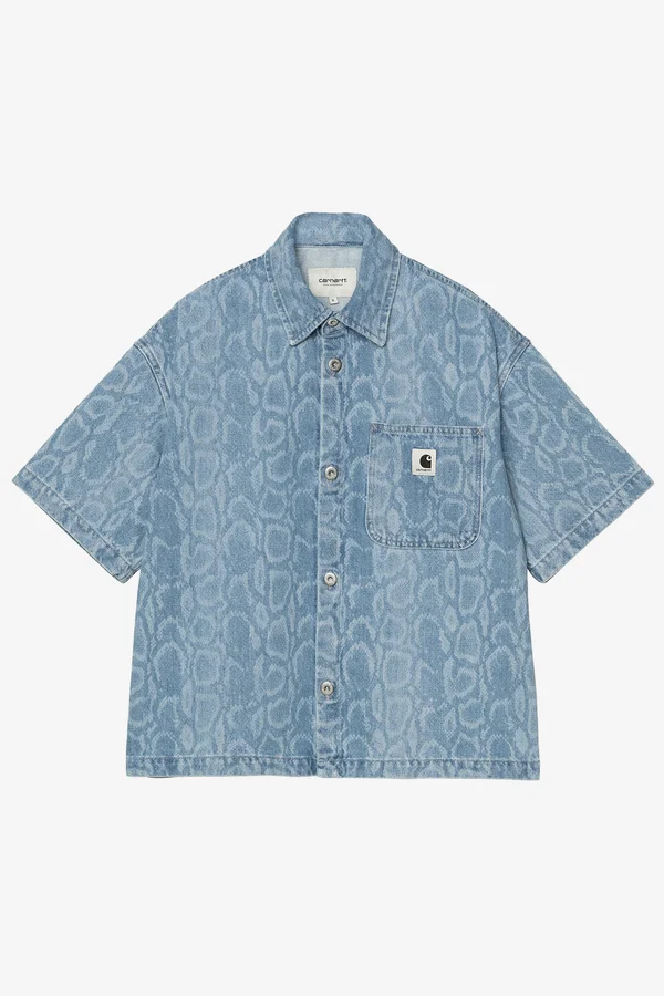 W S/S SNAKE LOVILIA SHIRT_상품_이미지