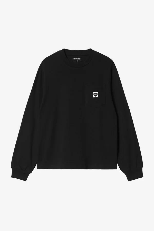 W L/S POCKET SMALL HEART T-SHIRT_상품_이미지
