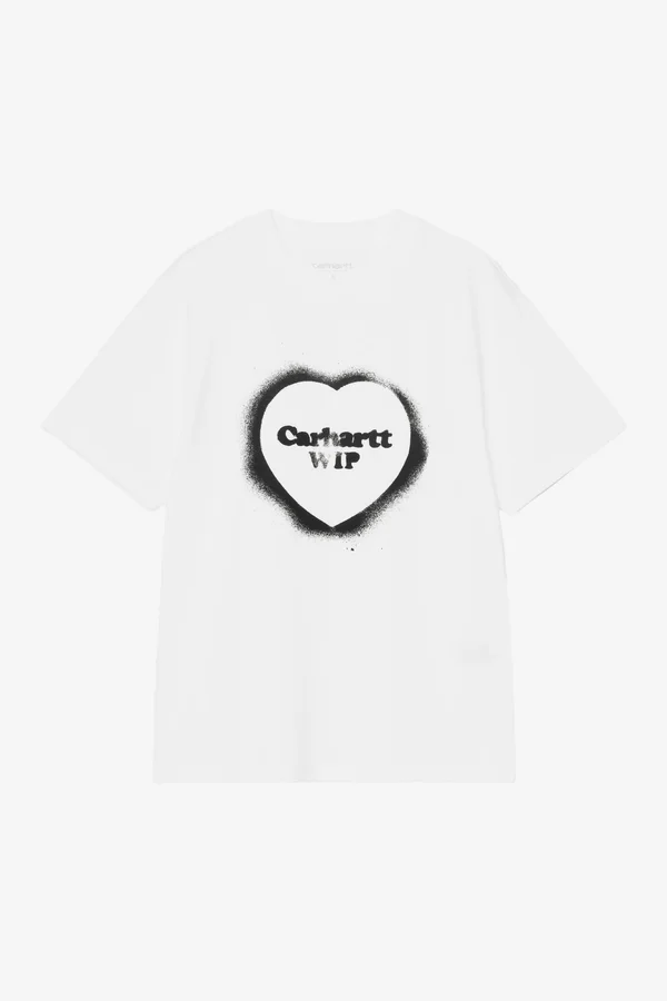 W S/S SPRAY HEART T-SHIRT_상품_이미지