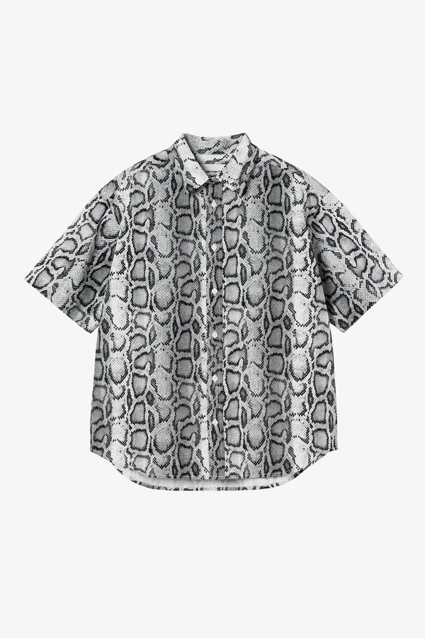 W S/S SNAKE CAMO SHIRT_상품_이미지