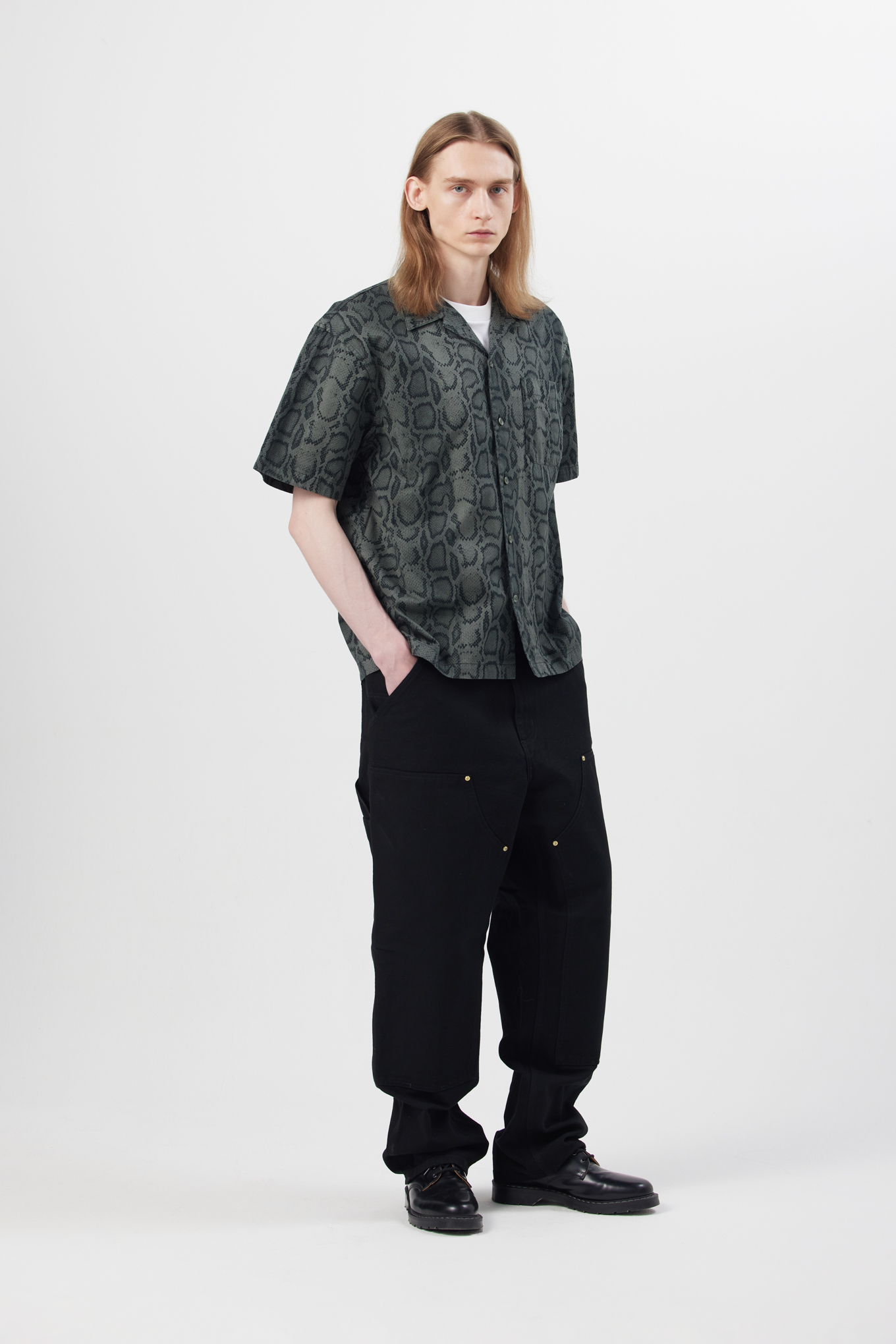 S/S SNAKE CAMO SHIRT-CARHARTT WIP-218000 | 웍스아웃