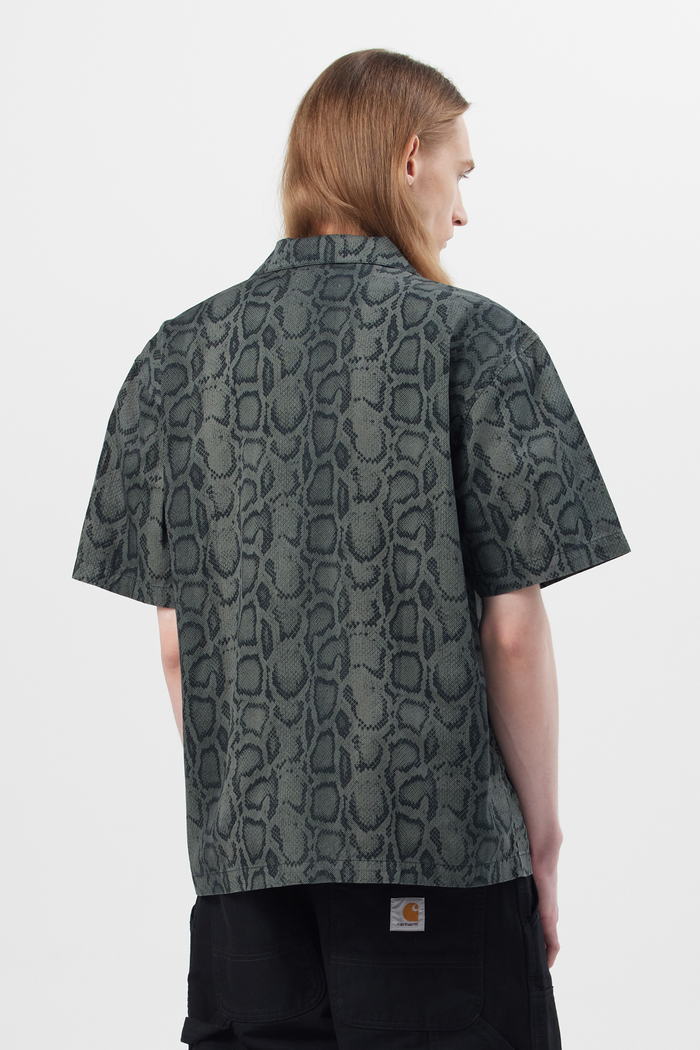 S/S SNAKE CAMO SHIRT-CARHARTT WIP-130800 | 웍스아웃