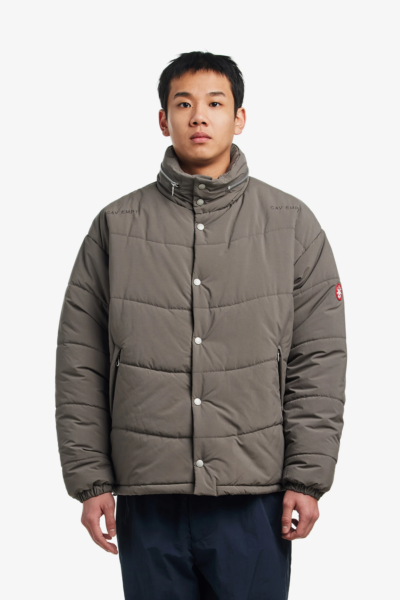 WAVE STITCH PUFF JACKET-CAV EMPT-528000 | 웍스아웃
