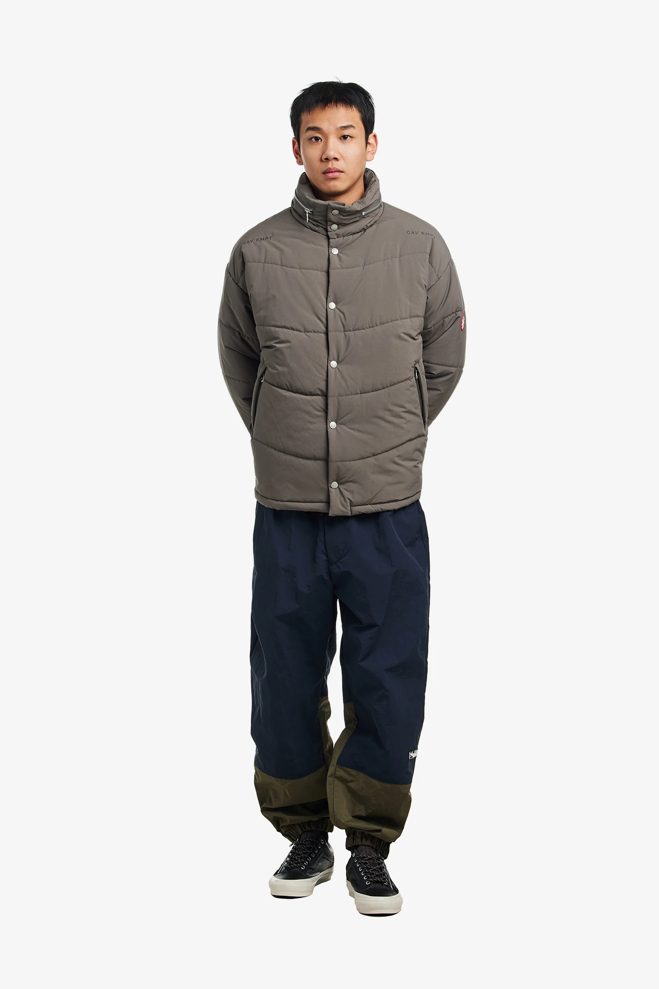 WAVE STITCH PUFF JACKET-CAV EMPT-528000 | 웍스아웃