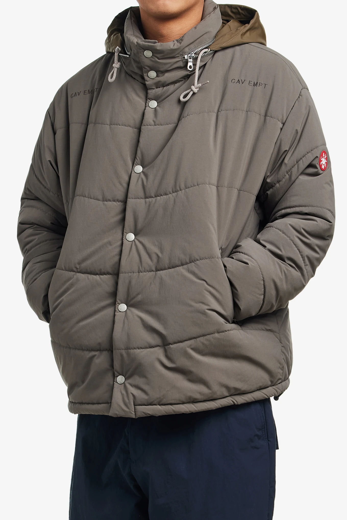 WAVE STITCH PUFF JACKET-CAV EMPT-528000 | 웍스아웃