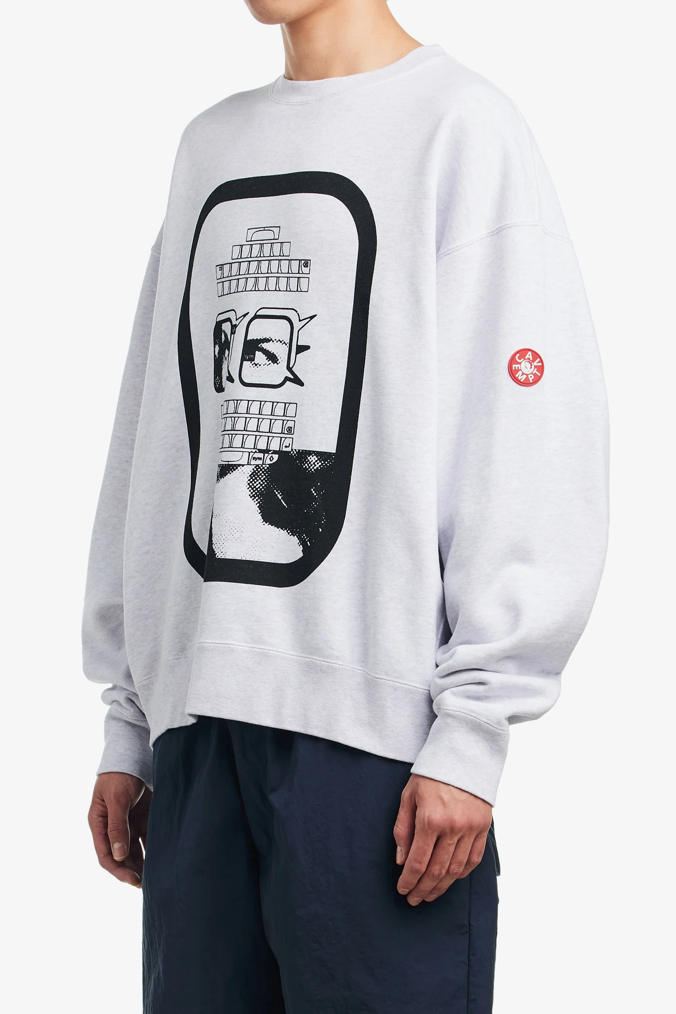 CE 2024AW/MD Authorship BIG CREW NECK CORE CREWNECK - CLOUD L