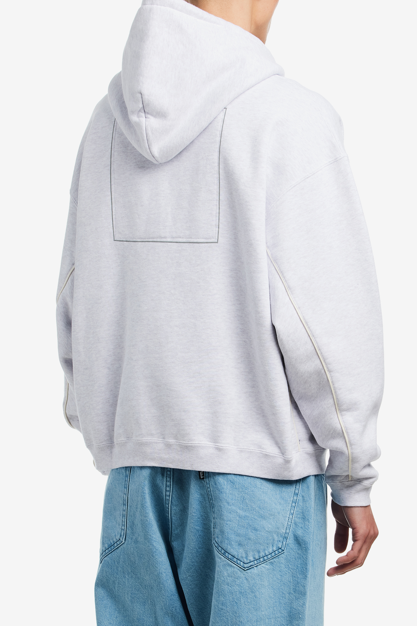 SOLID LOOSE ZIP HOODY-CAV EMPT-185000 | 웍스아웃