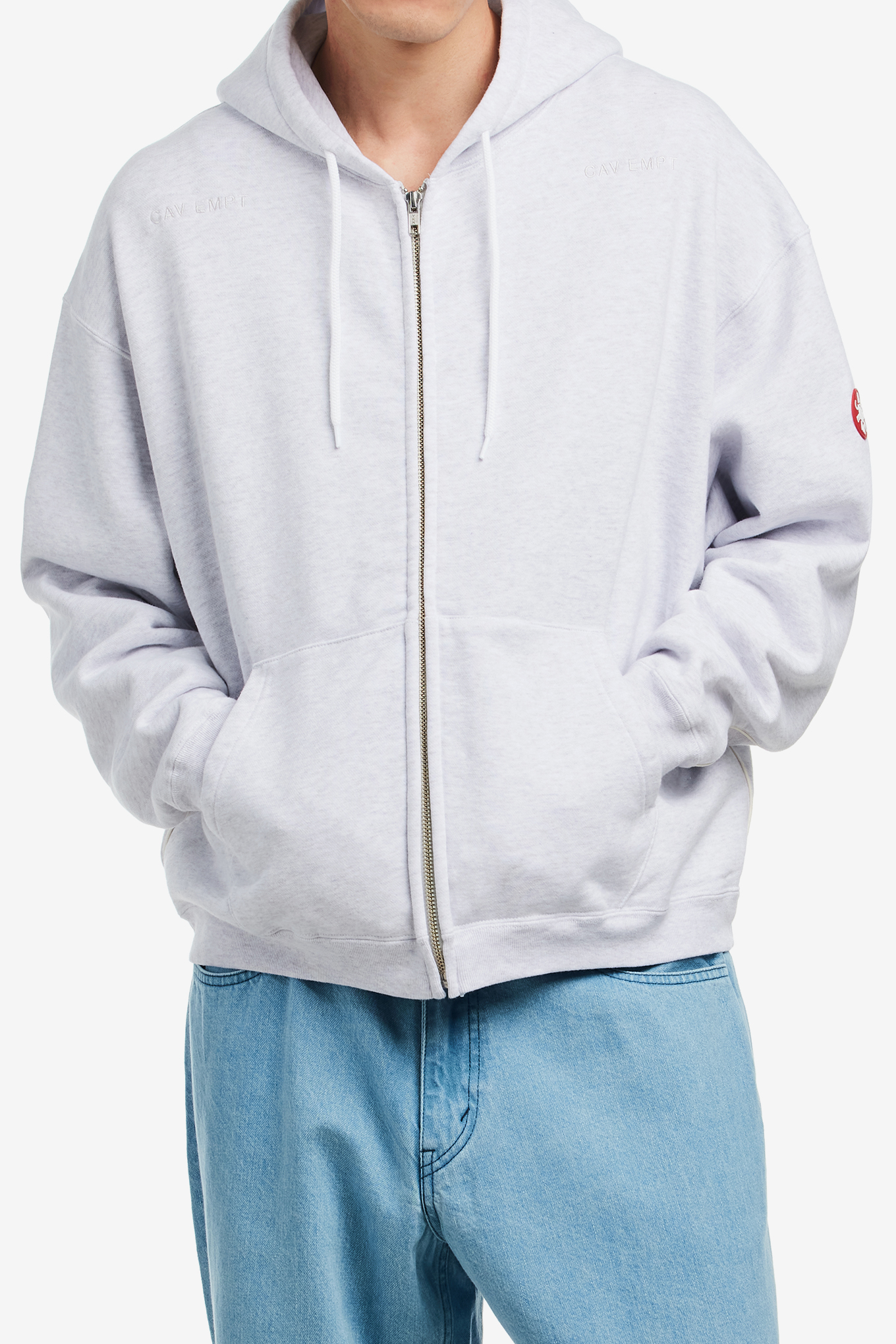 SOLID LOOSE ZIP HOODY-CAV EMPT-185000 | 웍스아웃