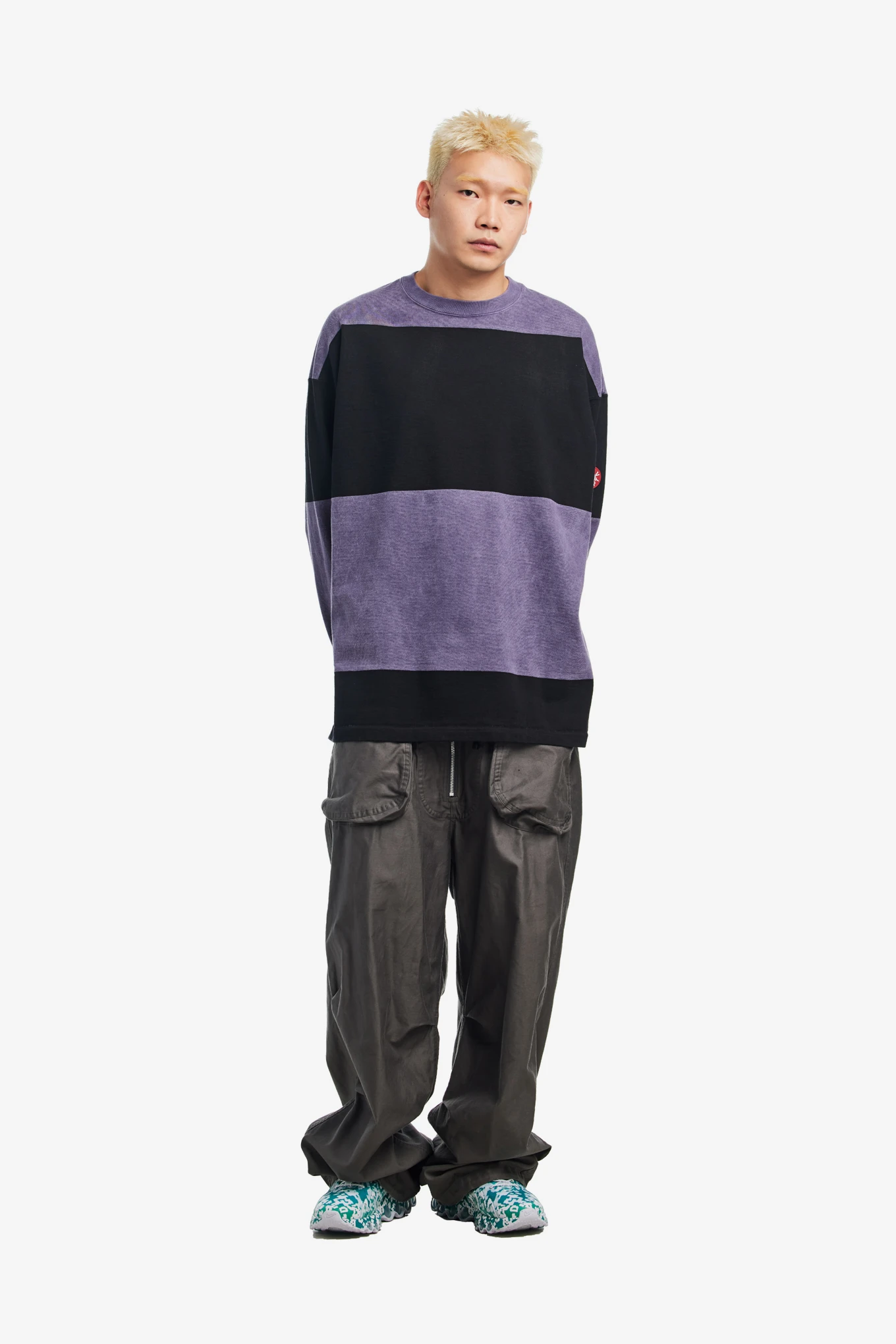 OVERDYE STRIPE LONG SLEEVE-CAV EMPT-155000 | 웍스아웃