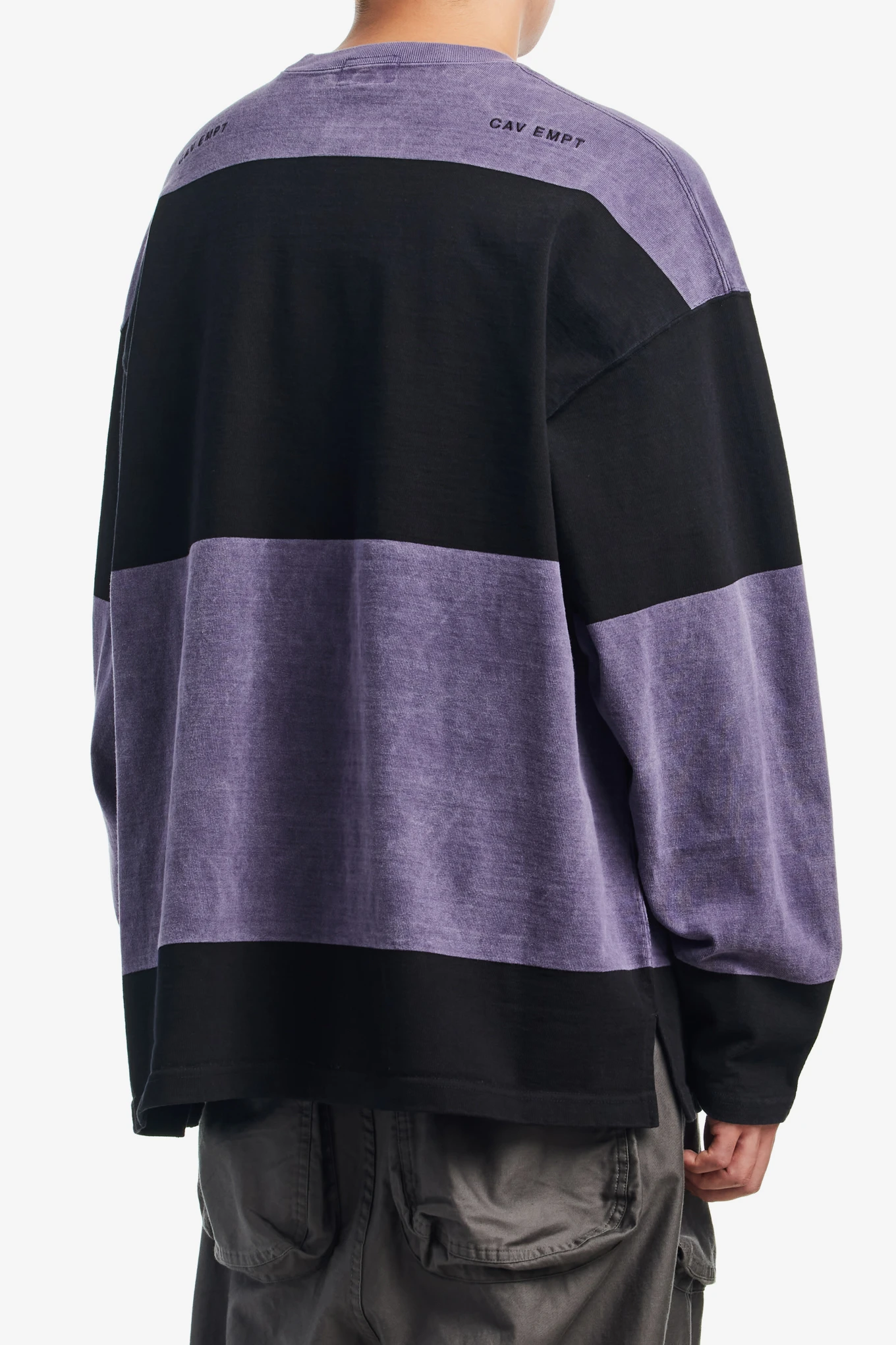 OVERDYE STRIPE LONG SLEEVE-CAV EMPT-155000 | 웍스아웃