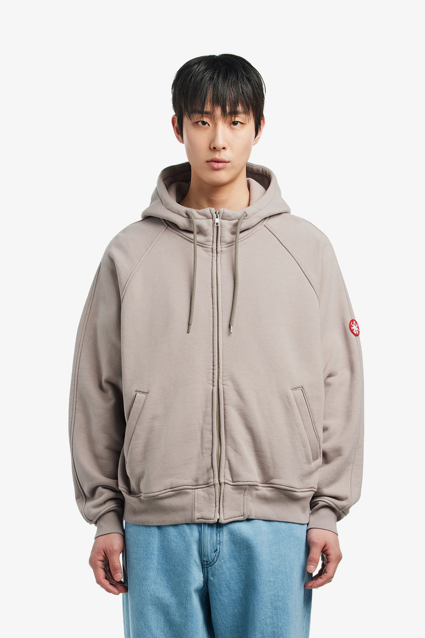 SOLID BIG HEAVY ZIP HOODY-CAV EMPT-480000 | 웍스아웃
