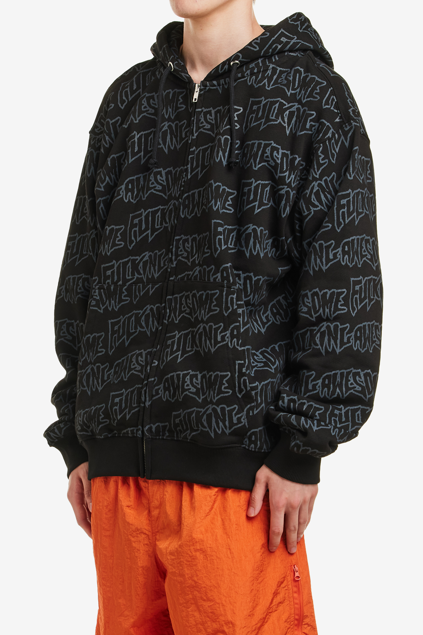 トップス  Originals x Fucking Awesome AOP STAMP ZIPPED HOODIE-FUCKING AWESOME-165000 | 웍스아웃
