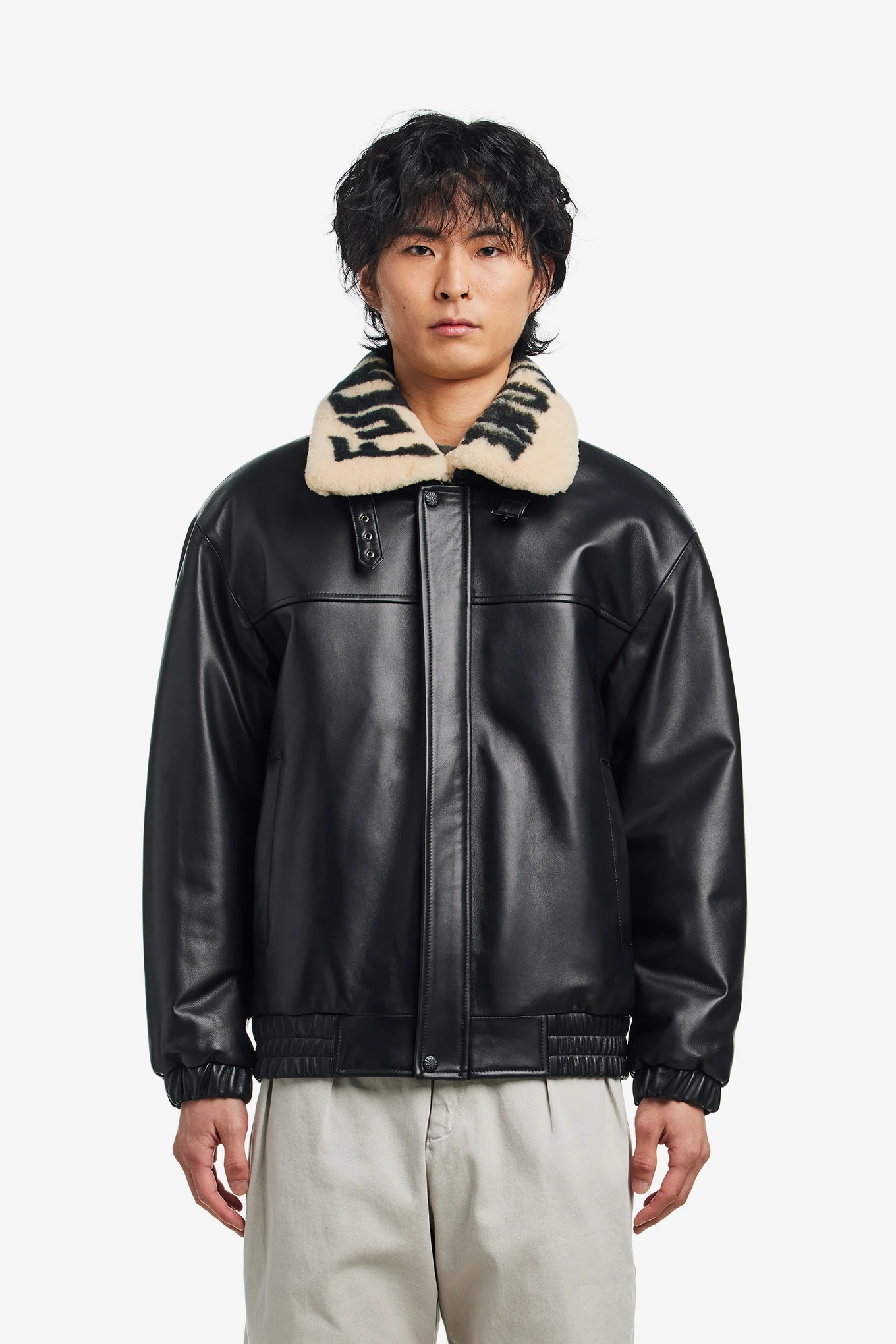 LEATHER PUFFER JACKET-FUCKING AWESOME-498000 | 웍스아웃
