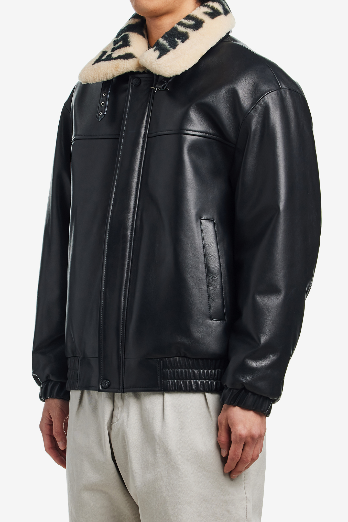 LEATHER PUFFER JACKET-FUCKING AWESOME-498000 | 웍스아웃