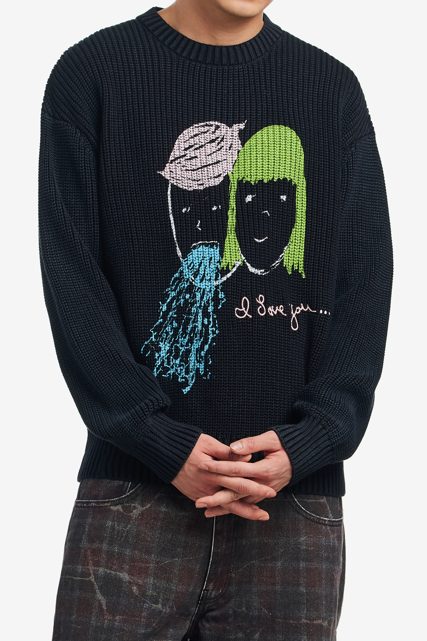 I LOVE YOUR OVERDYED SWEATER-FUCKING AWESOME-165000 | 웍스아웃