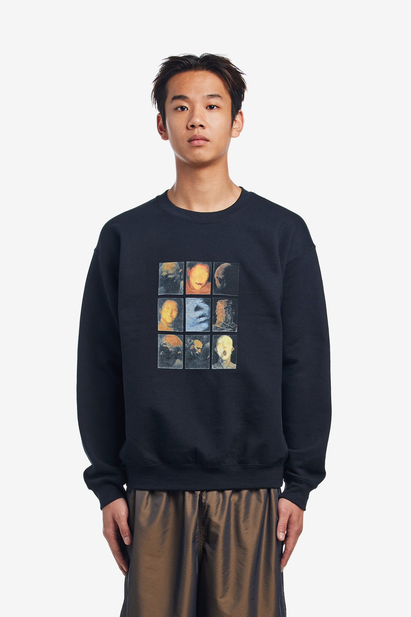 HOLOGRAM FACES CREWNECK-FUCKING AWESOME-94800 | 웍스아웃