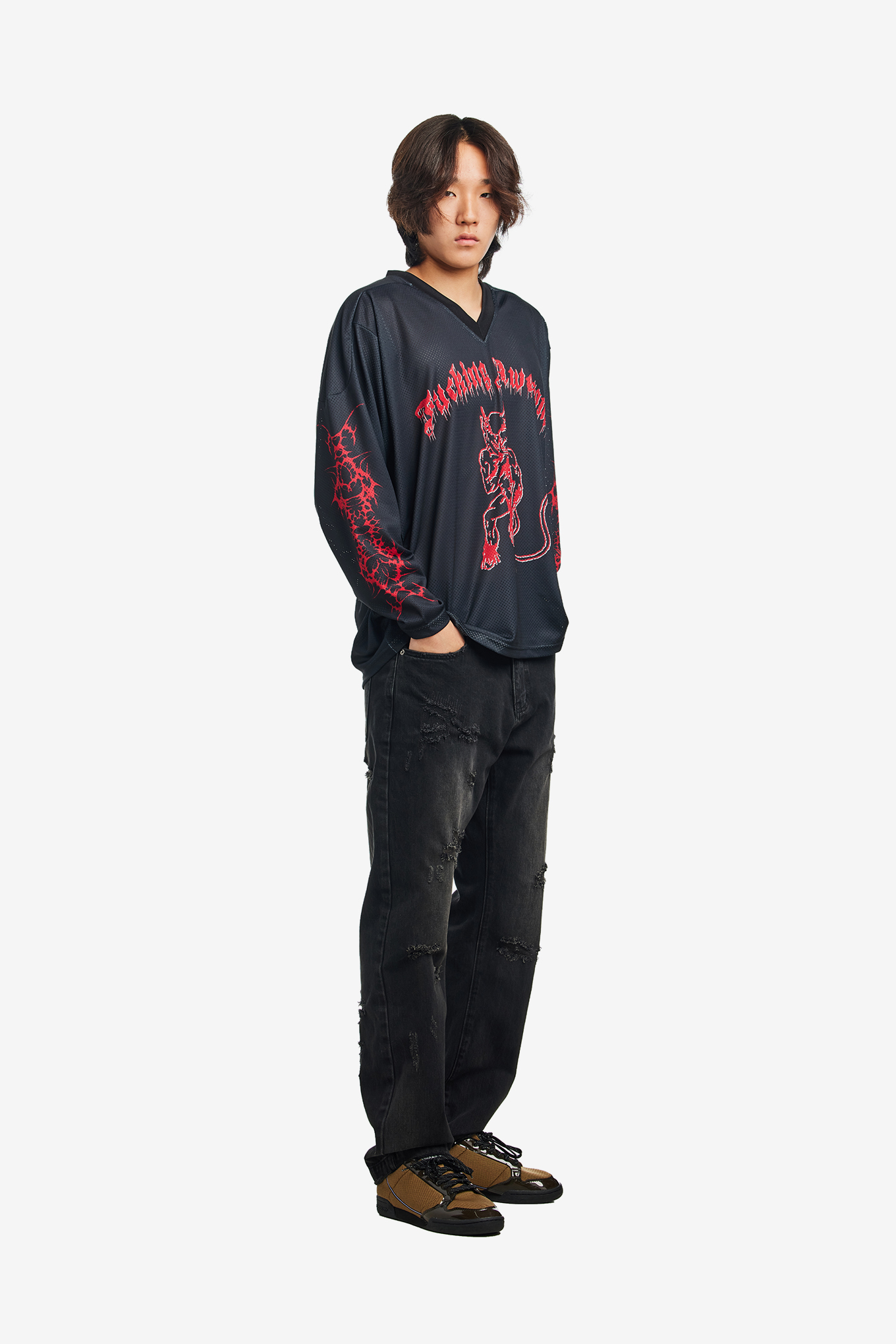 DEVIL HOCKEY JERSEY-FUCKING AWESOME-64800 | 웍스아웃