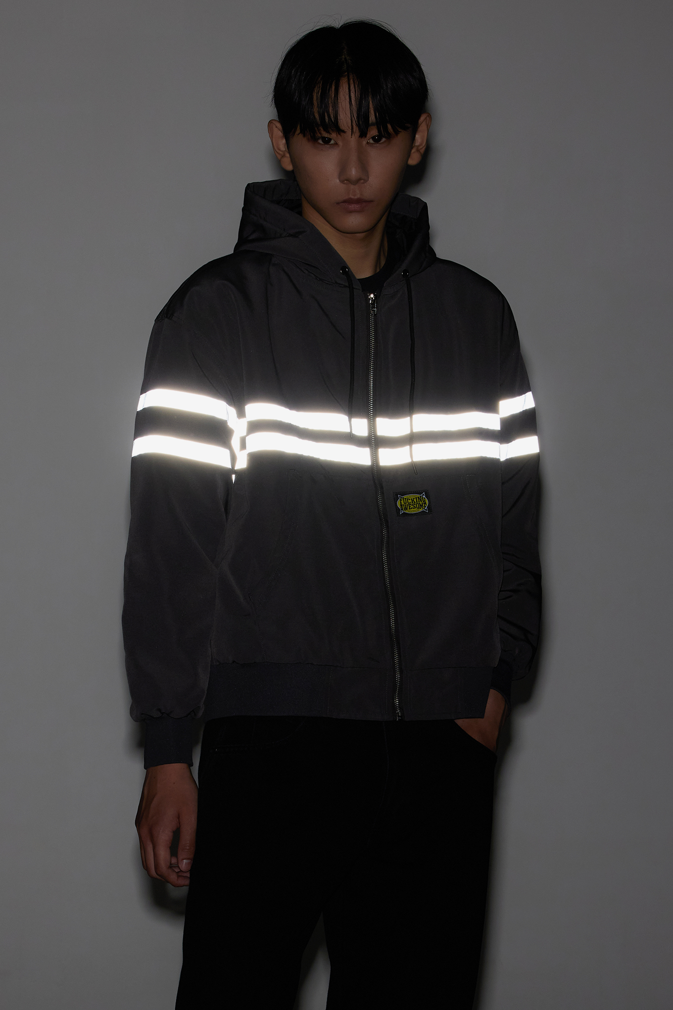 KO STRIPED HOODIE JACKET-FUCKING AWESOME-159000 | 웍스아웃