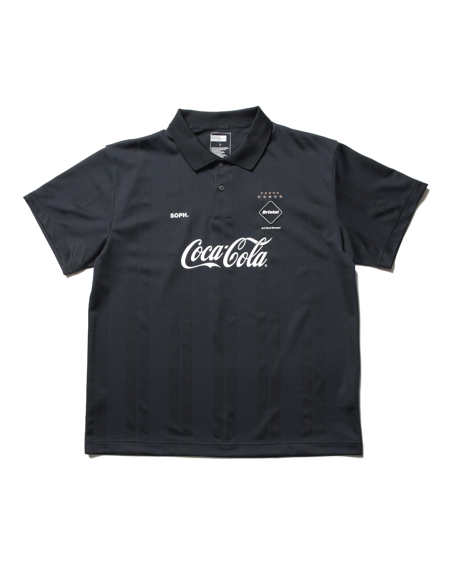 Coca-Cola WEAVE STRIPE S/S POLO-F.C.REAL BRISTOL-186000 | SOPH