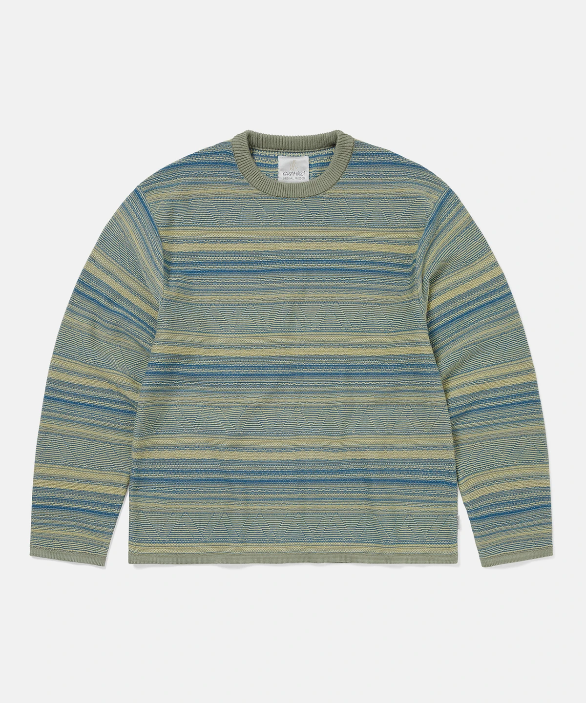 TNT GRAMICCI PATTERN KNIT CREW_상품_이미지