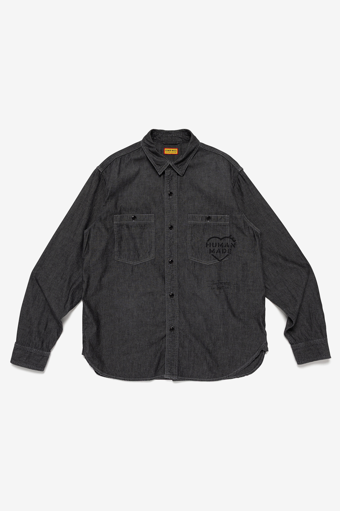 MILITARY CHAMBRAY SHIRT-HUMAN MADE-428000 | 웍스아웃