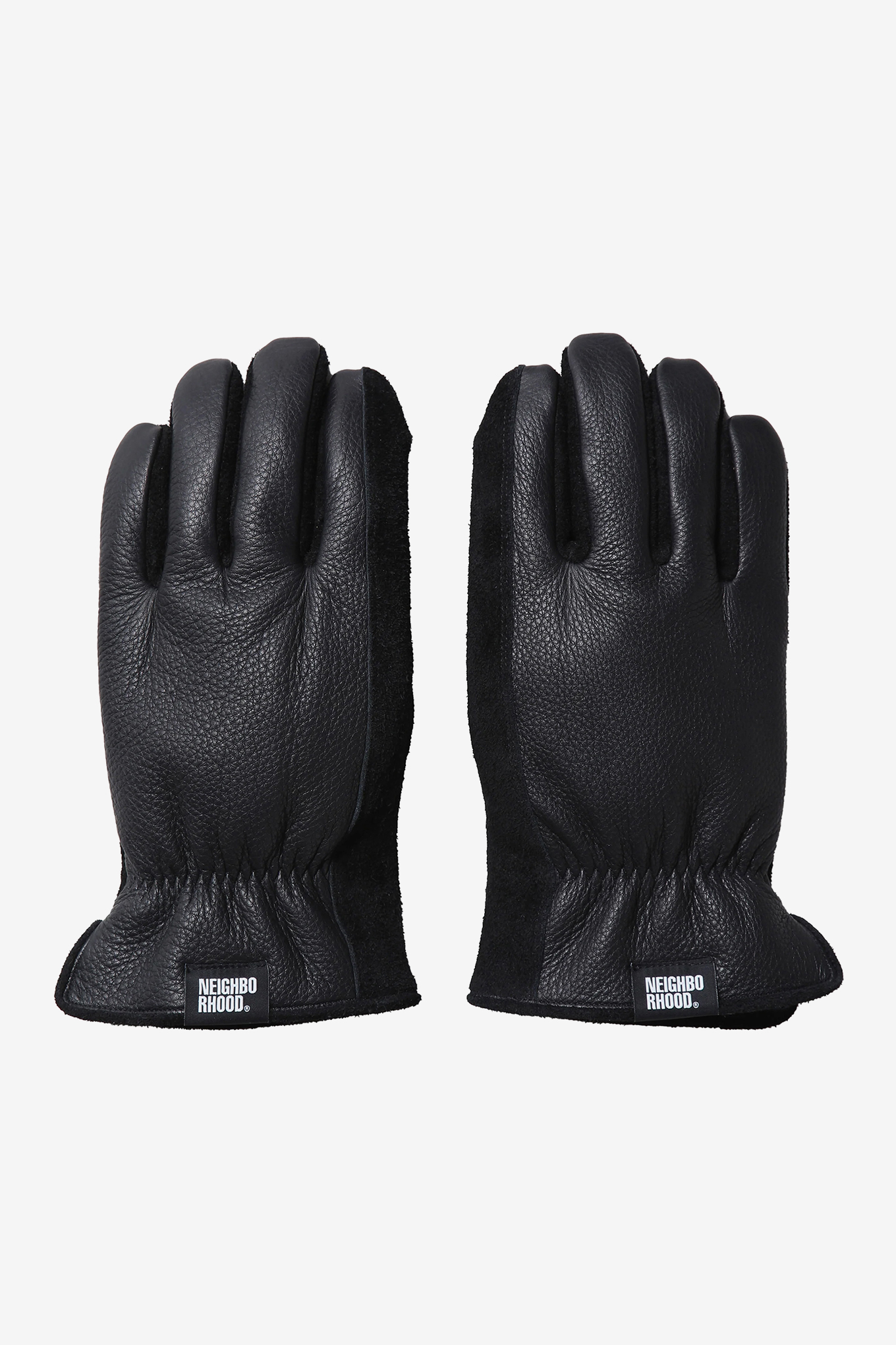 小物 NEIGHBORHOOD Leather Boa Gloves BLACK LEATHER BOA GLOVES-NEIGHBORHOOD-174000 | 웍스아웃