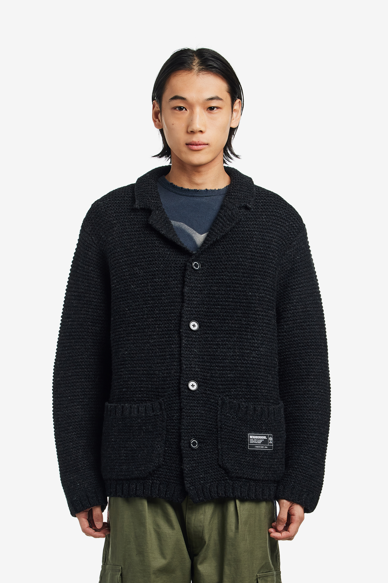 SHETLAND KNIT JACKET-NEIGHBORHOOD-306000 | 웍스아웃