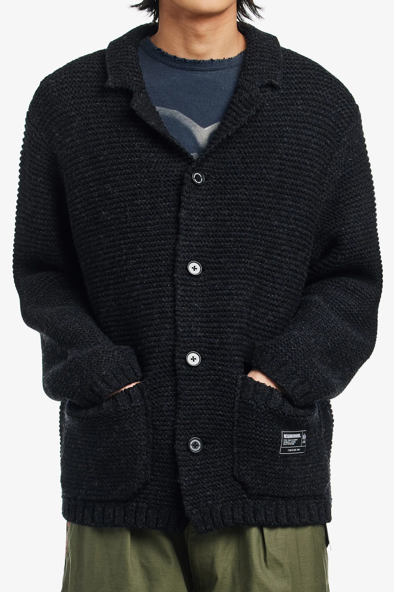 SHETLAND KNIT JACKET-NEIGHBORHOOD-306000 | 웍스아웃