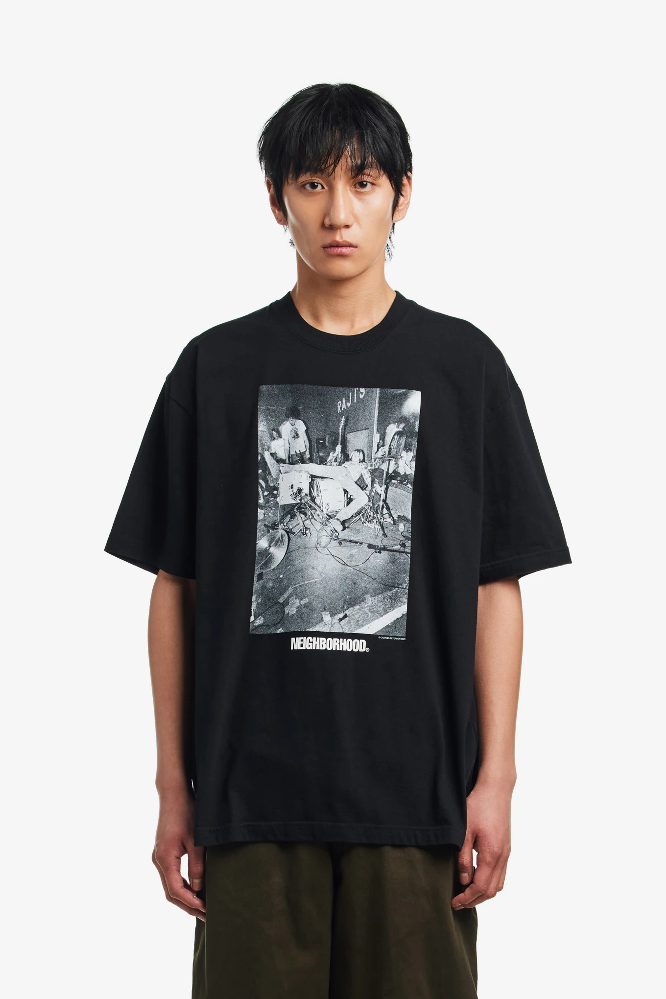 NEIGHBORHOOD CHARLES PETERSON TEE SS-1 M