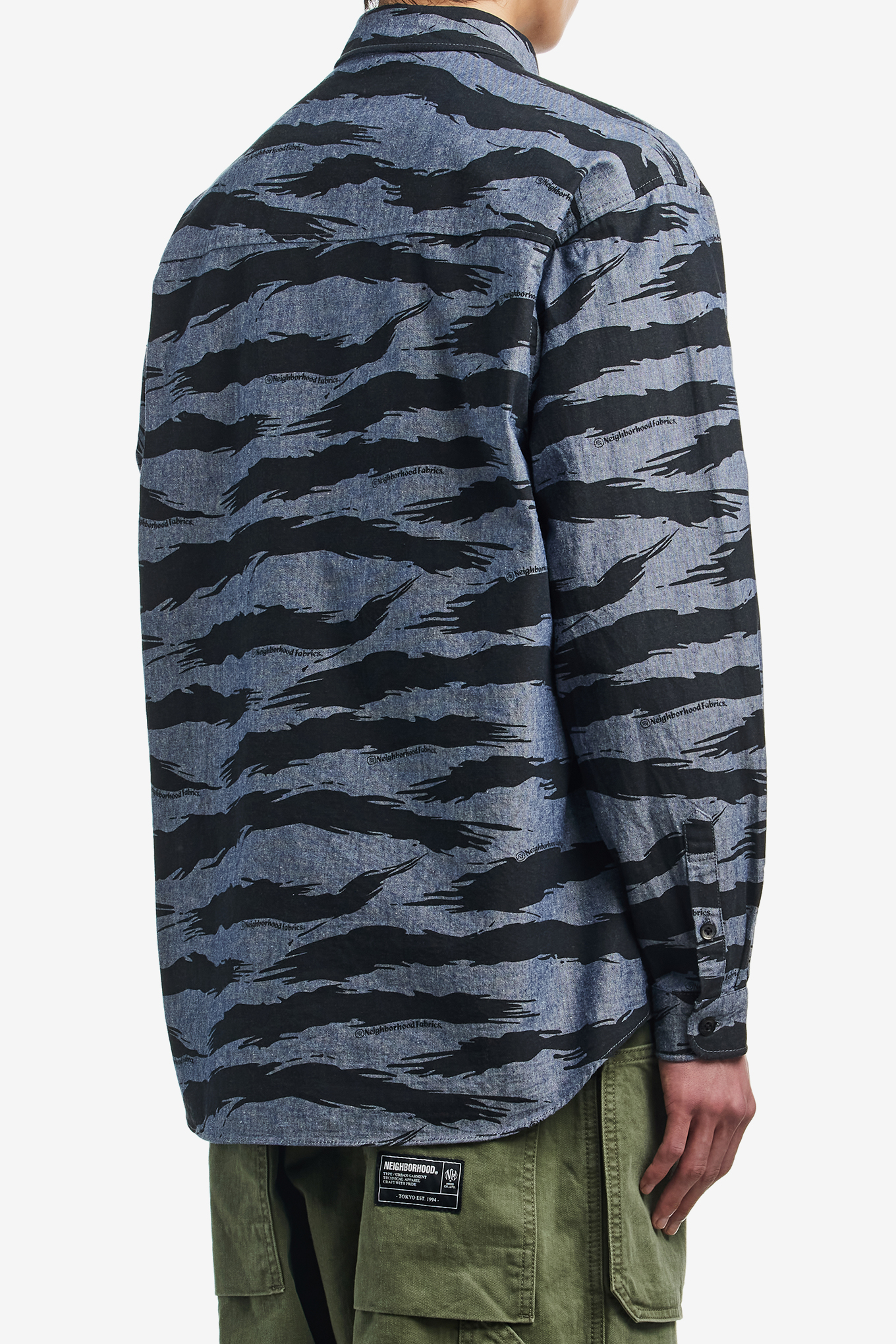 CAMO PATTERN CHAMBRAY SHIRT LS-NEIGHBORHOOD-185000 | 웍스아웃