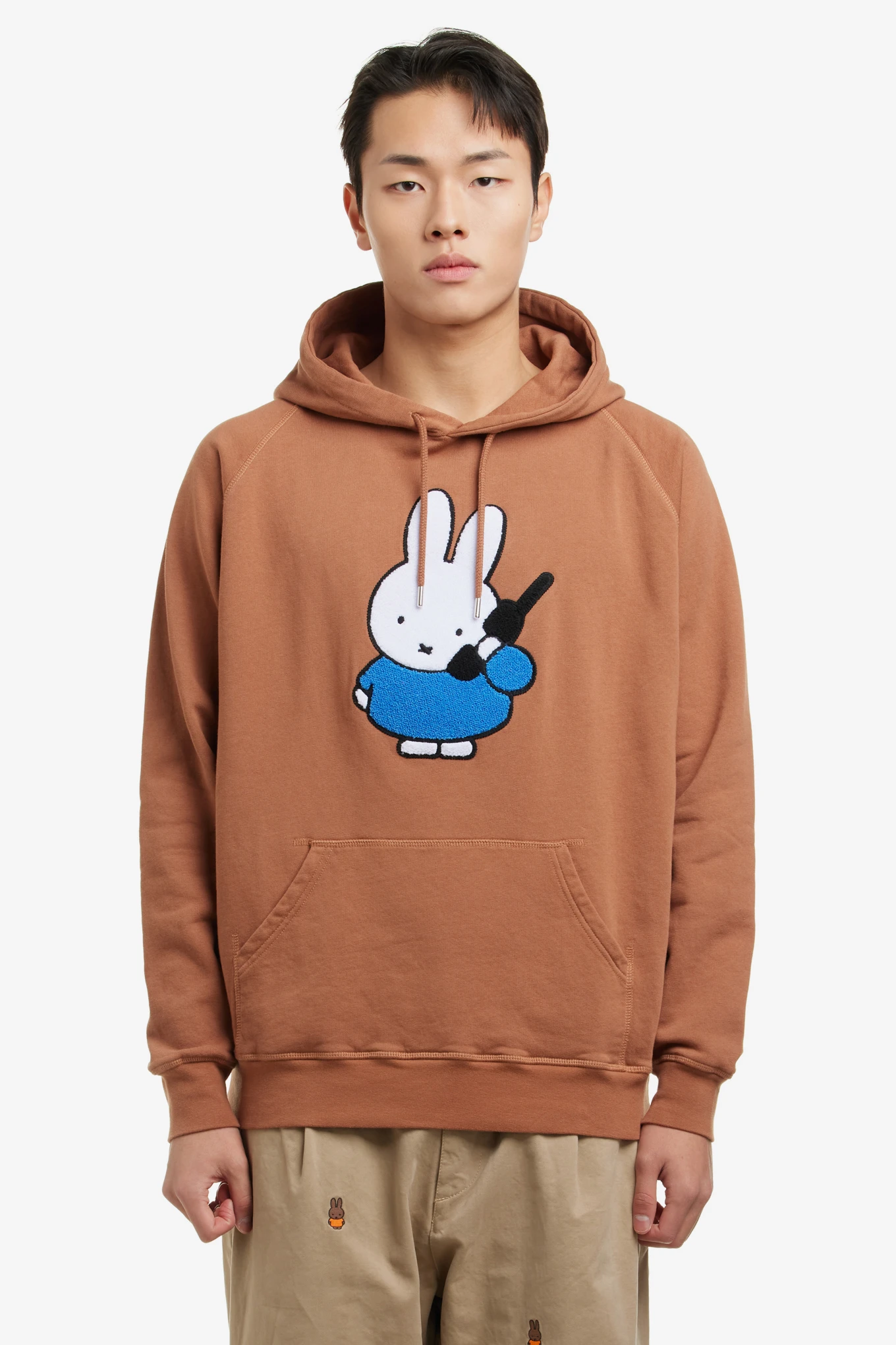 MIFFY APPLIQUE HOODED SWEAT-POP TRADING COMPANY-122500 | 웍스아웃