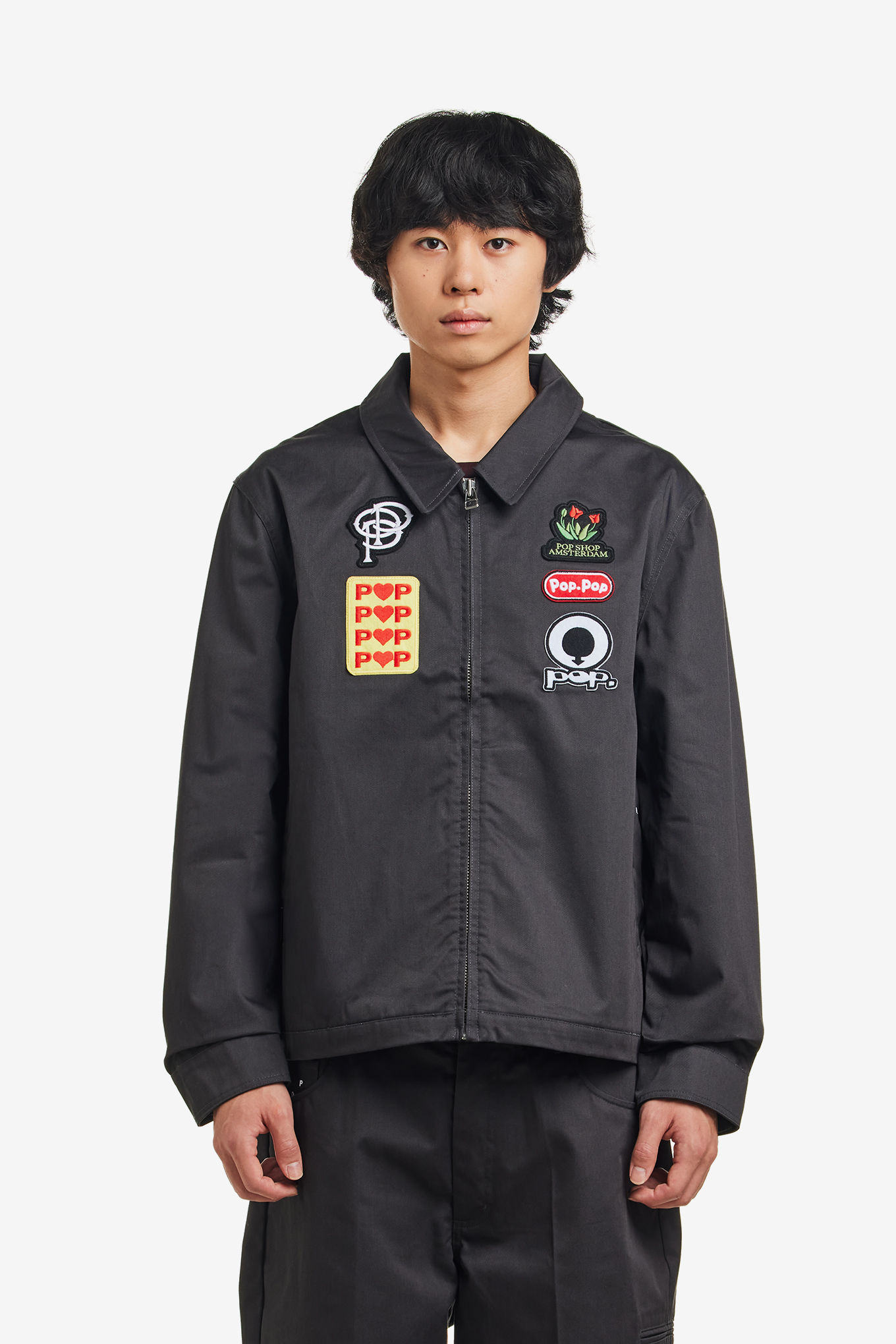 FULL ZIP WORKER JACKET-POP TRADING COMPANY-140000 | 웍스아웃