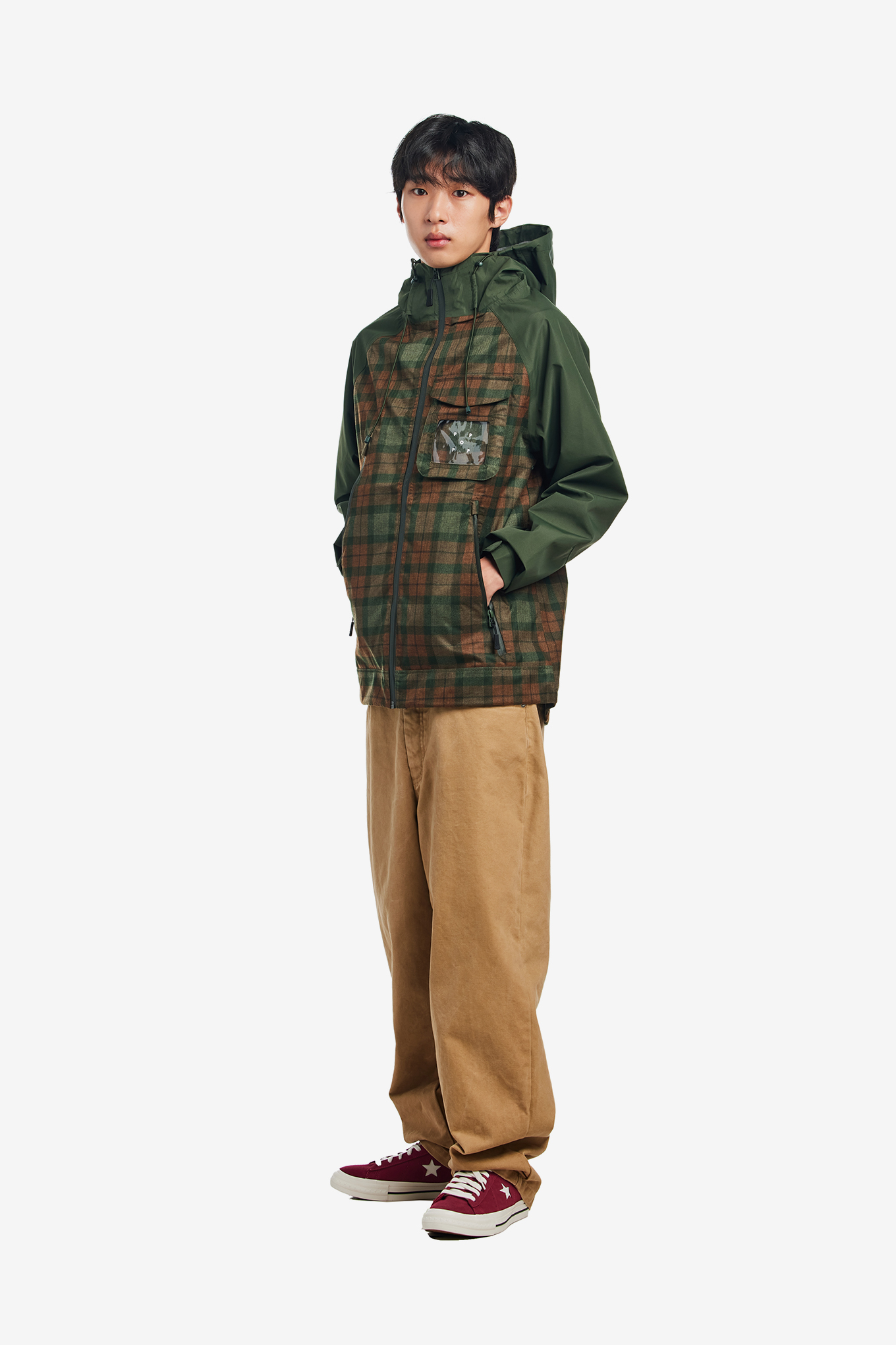 CHECKED ORACLE JACKET-POP TRADING COMPANY-192500 | 웍스아웃