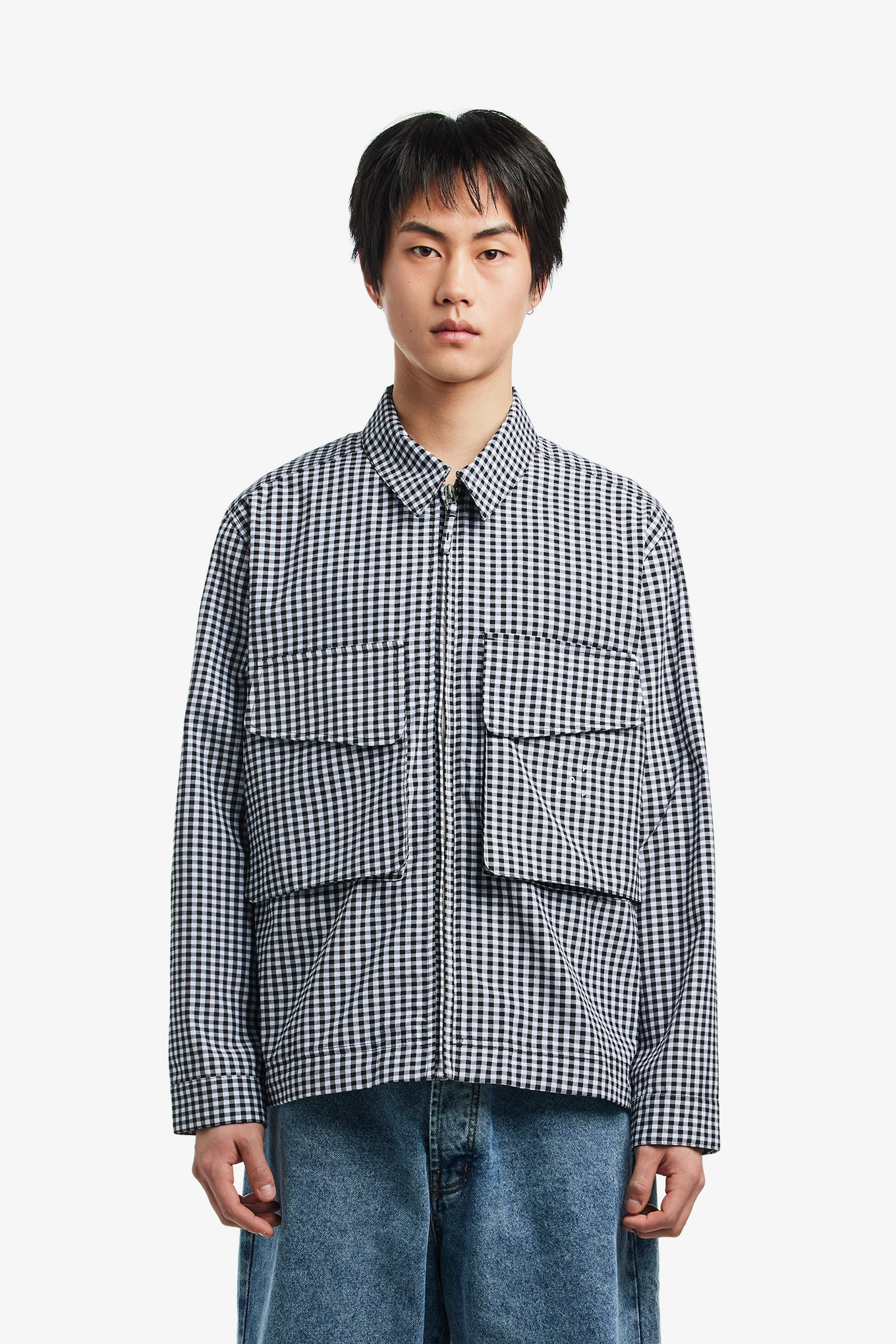 GINGHAM BOXER OVERSHIRT-POP TRADING COMPANY-199500 | 웍스아웃