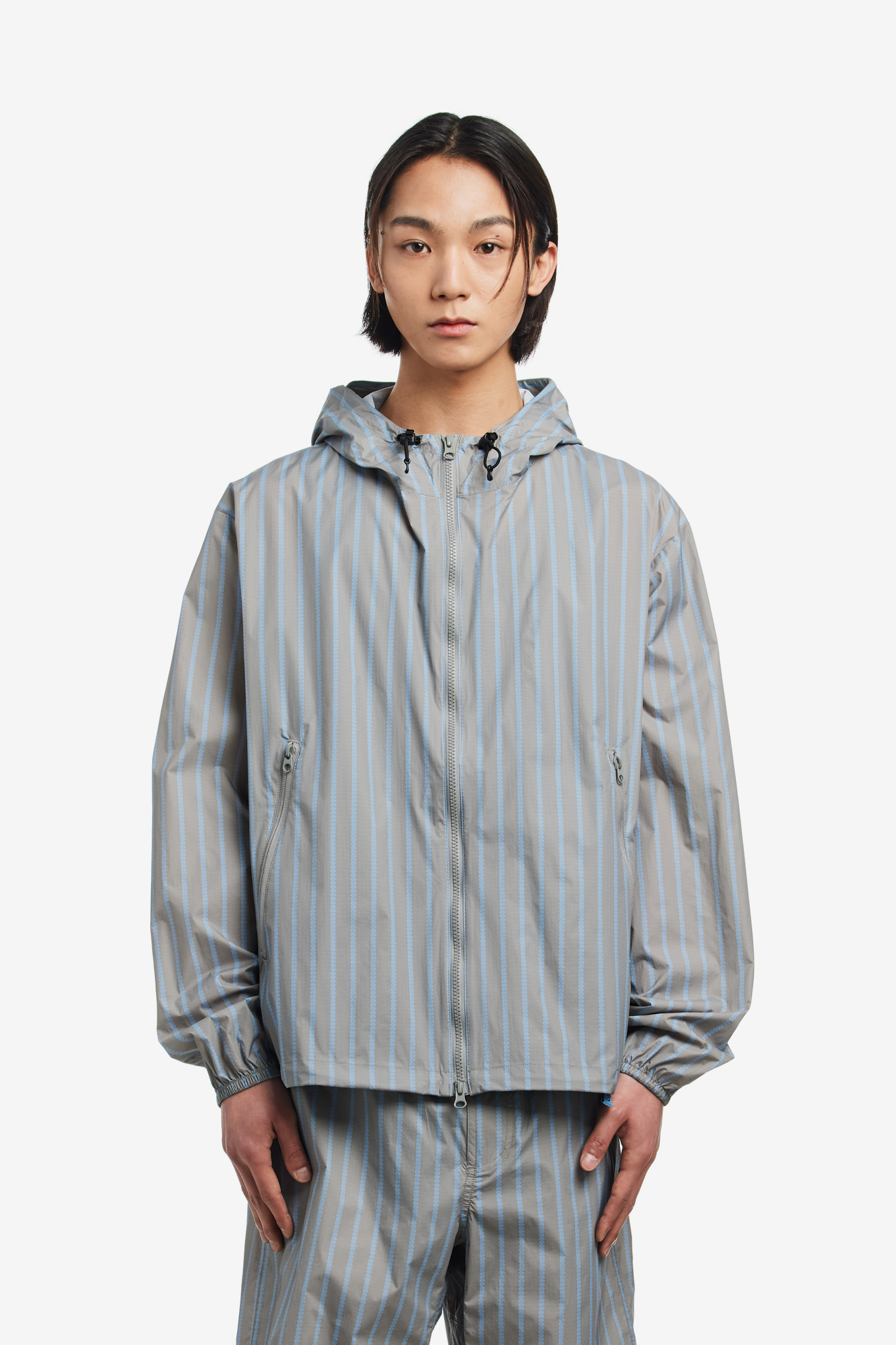 STRIPE HOODED JACKET-SOL SOONERORLATER-390000 | 웍스아웃